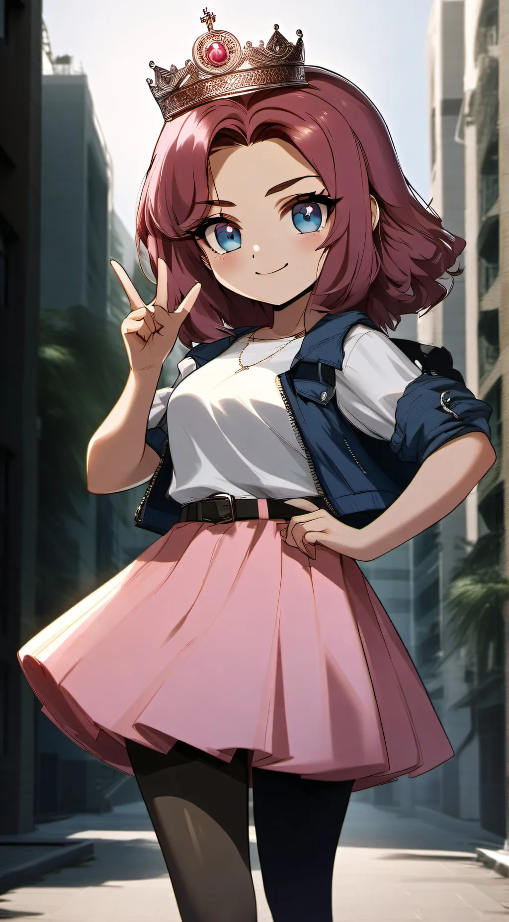 ai character: princess Maya background
