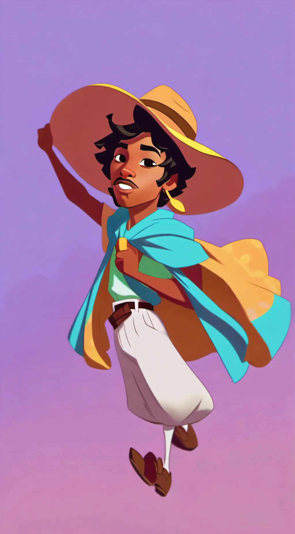 ai character: leo background