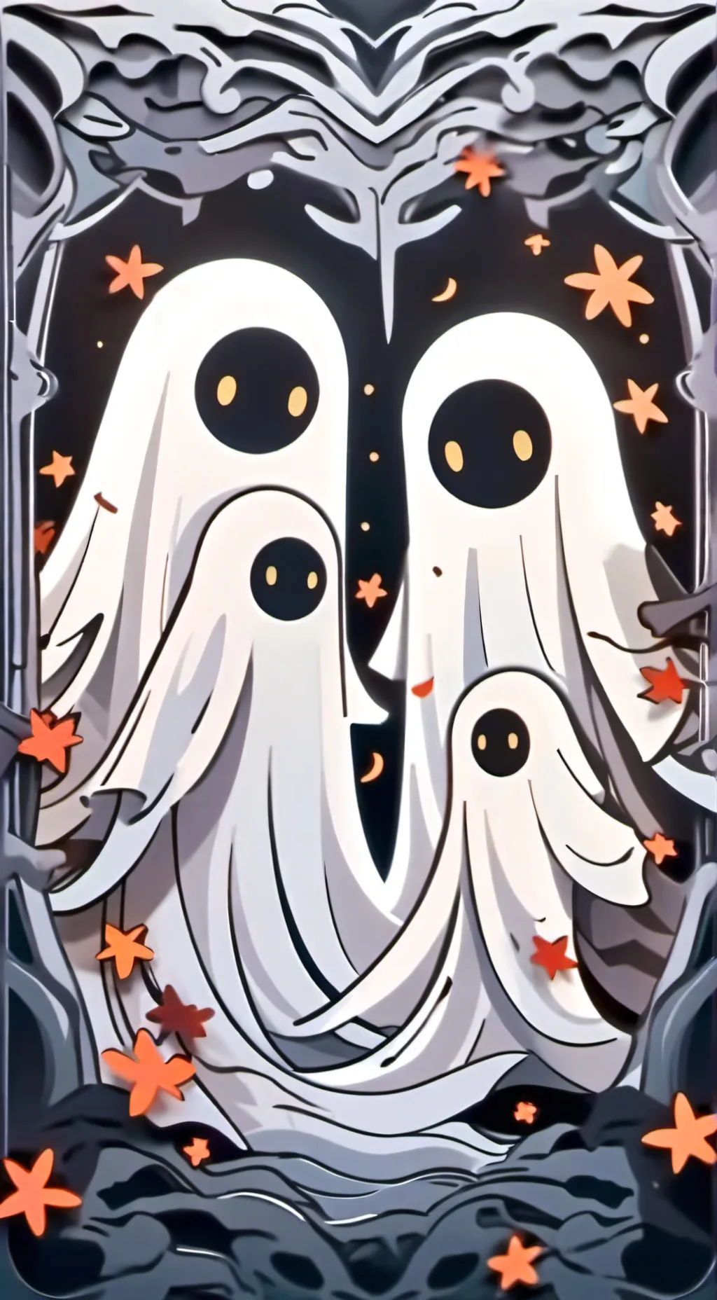 ai character: ghost  background