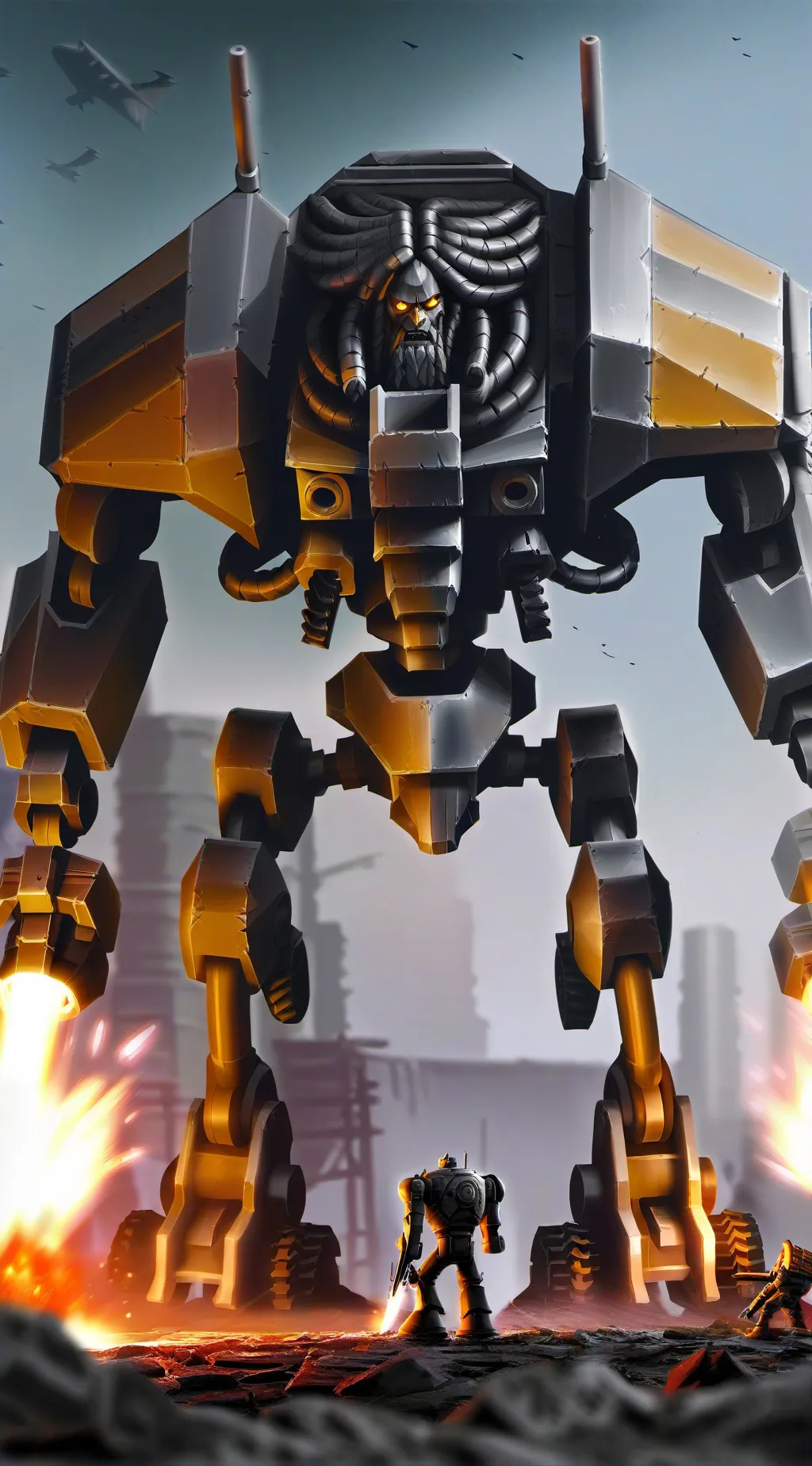 ai character: the Goliath  background