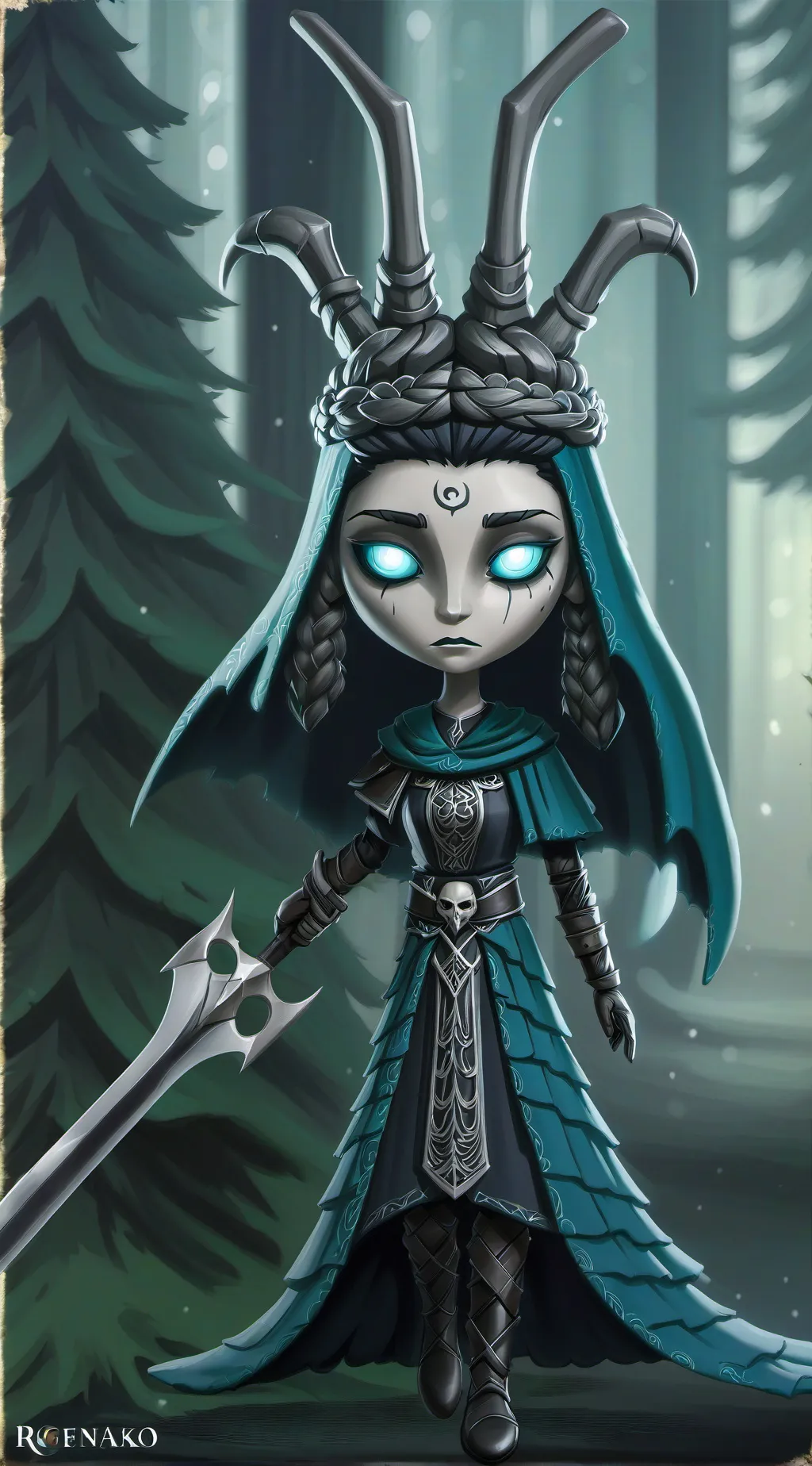 ai character: номер 2 background