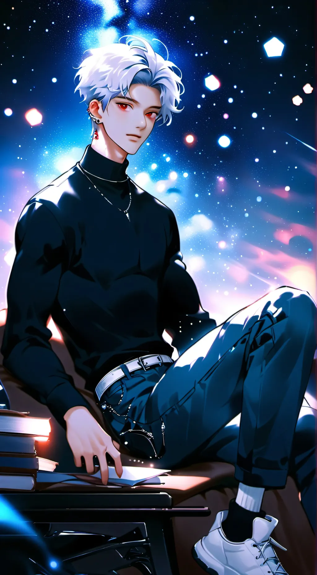 ai character: Rocky  background