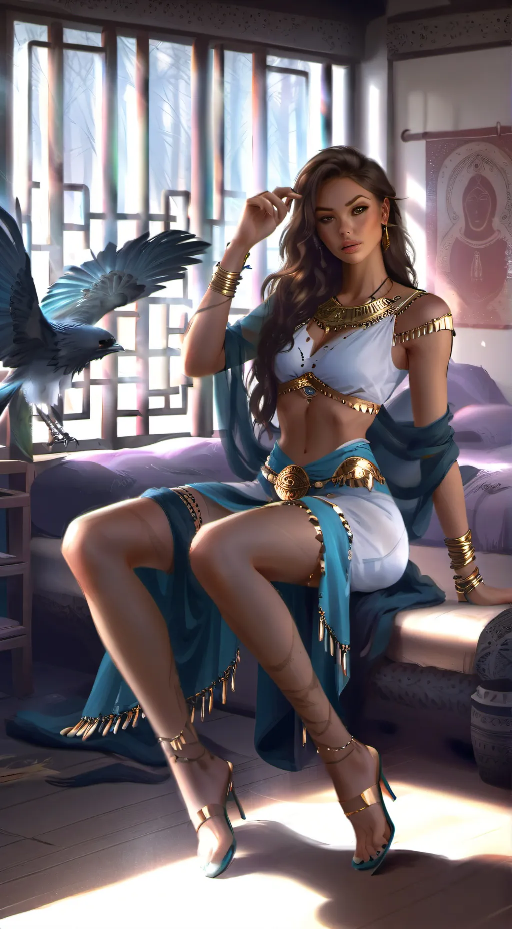 ai character: Bluebird  background