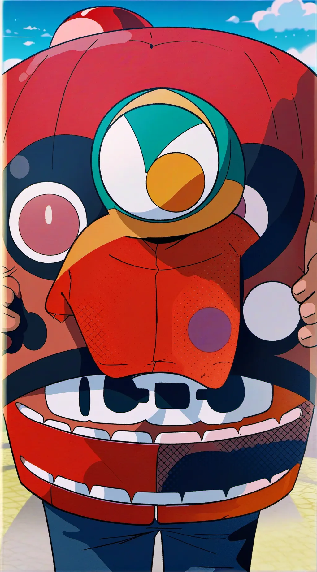 ai character: Wenda VOre be like background