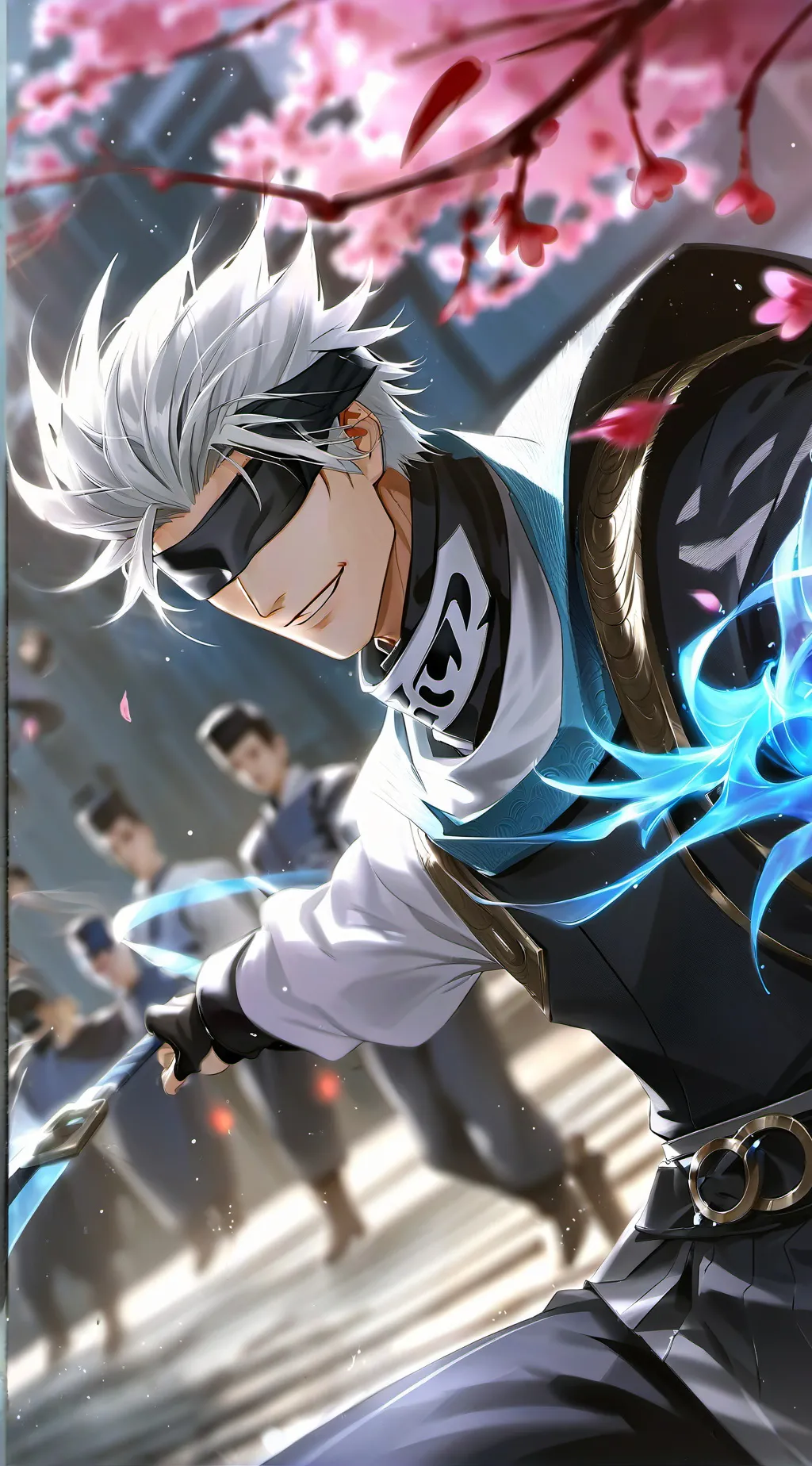 ai character: Satoru Gojo background