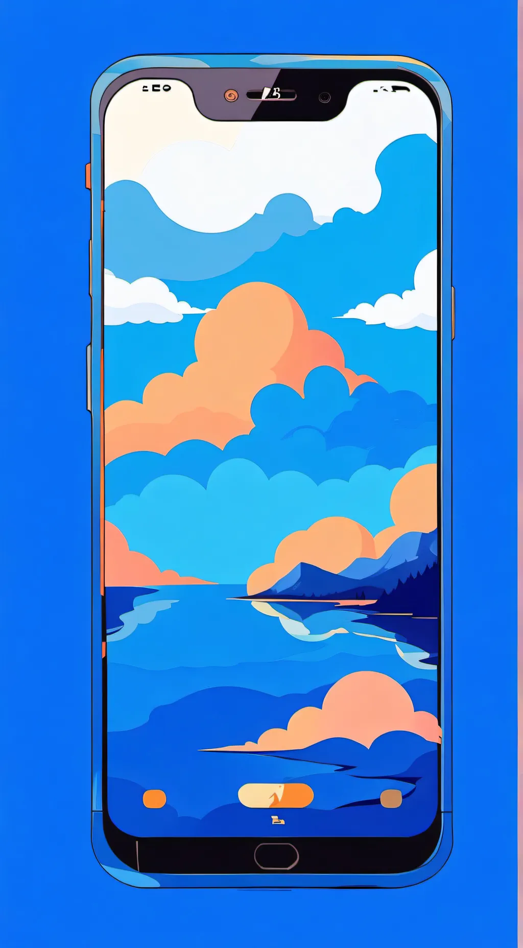 ai character: celulares background