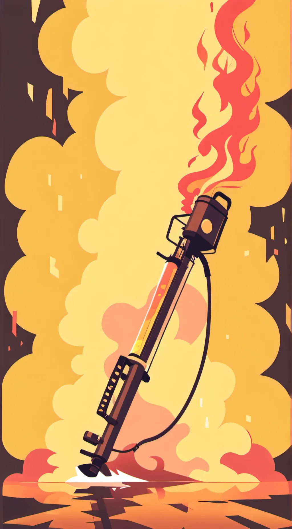 ai character: flamethrower race  background