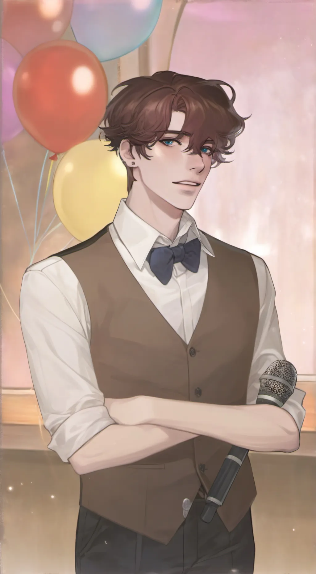 ai character: { Andrew Smit } background