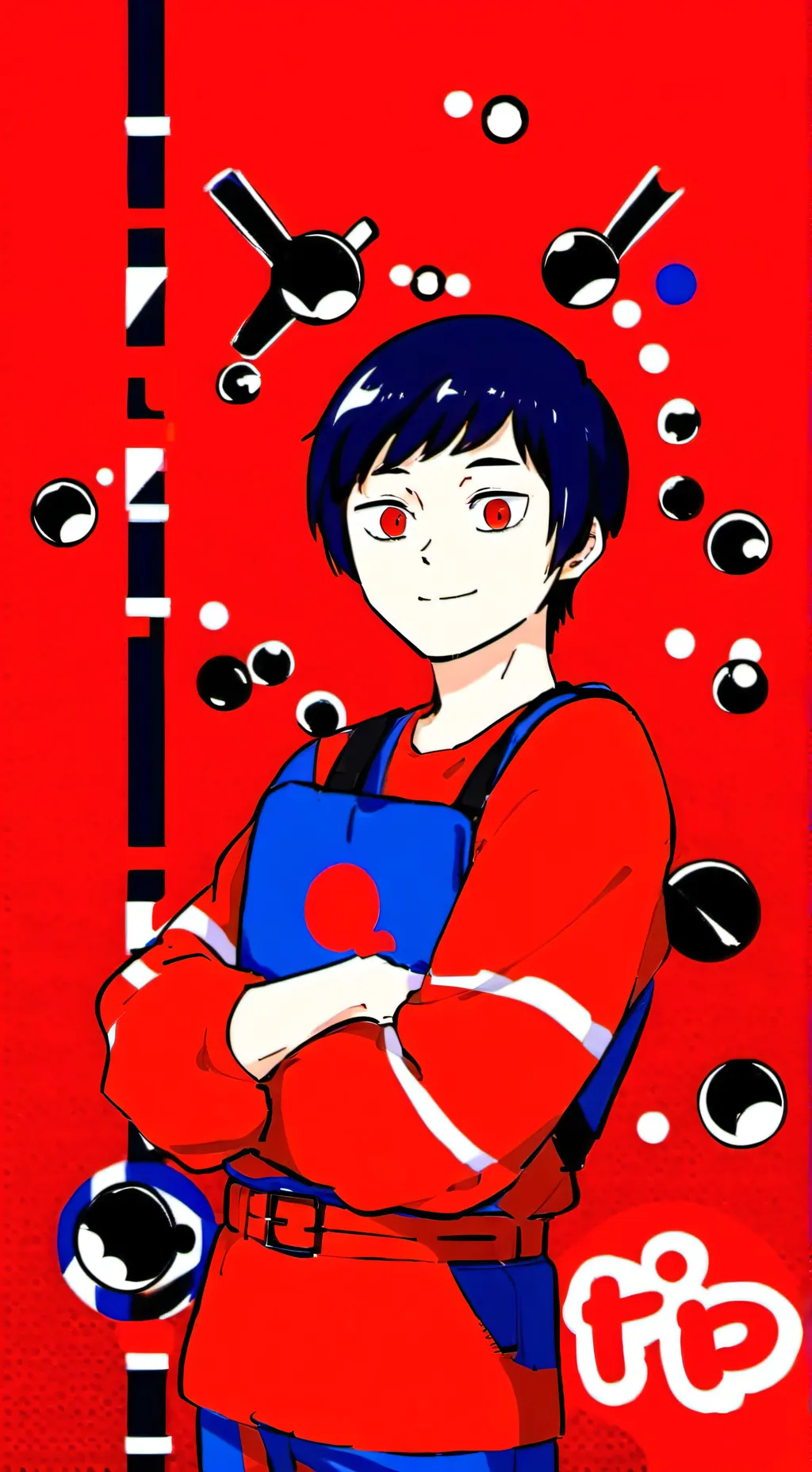 ai character: blushstar  background