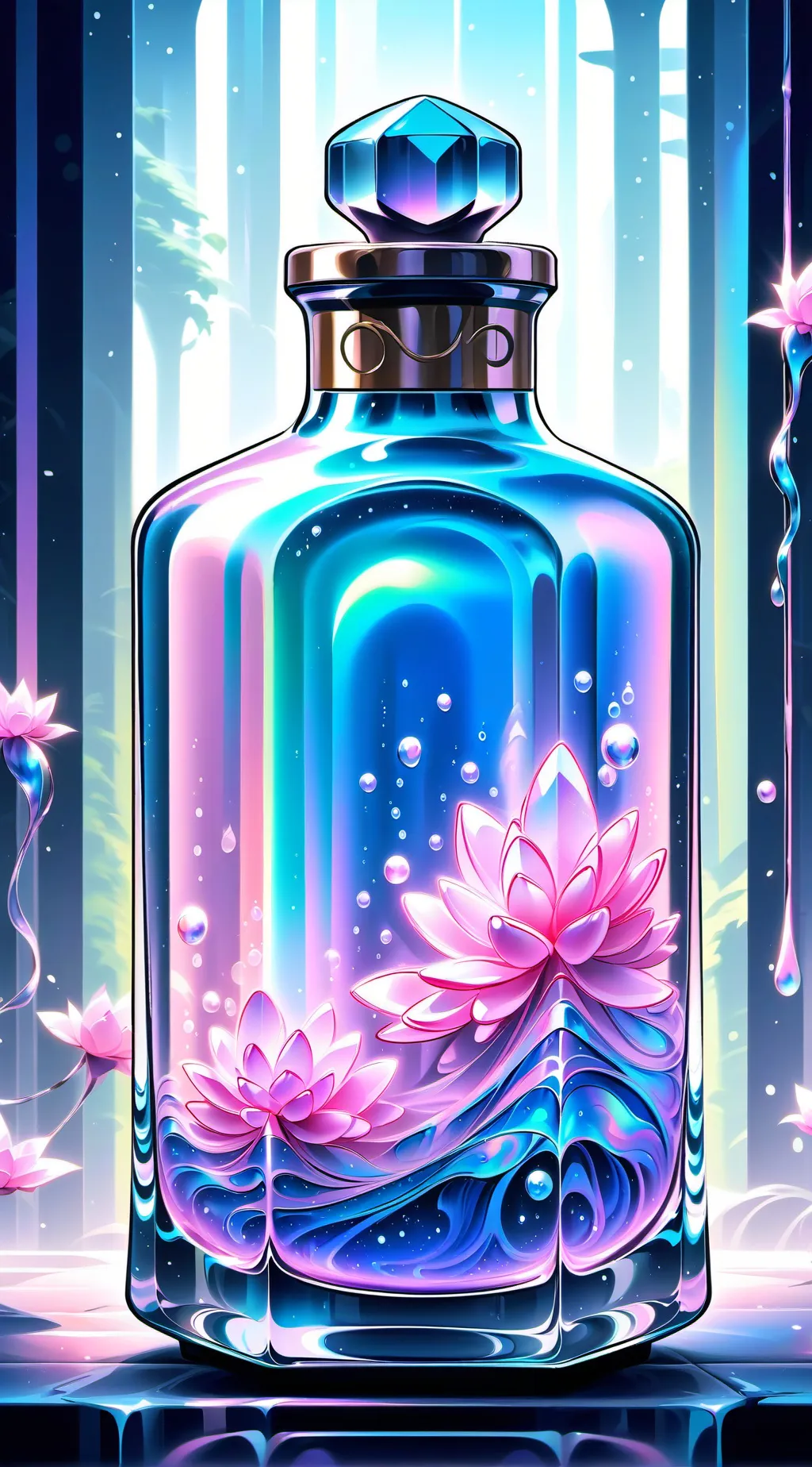 ai character: Girl Potion background