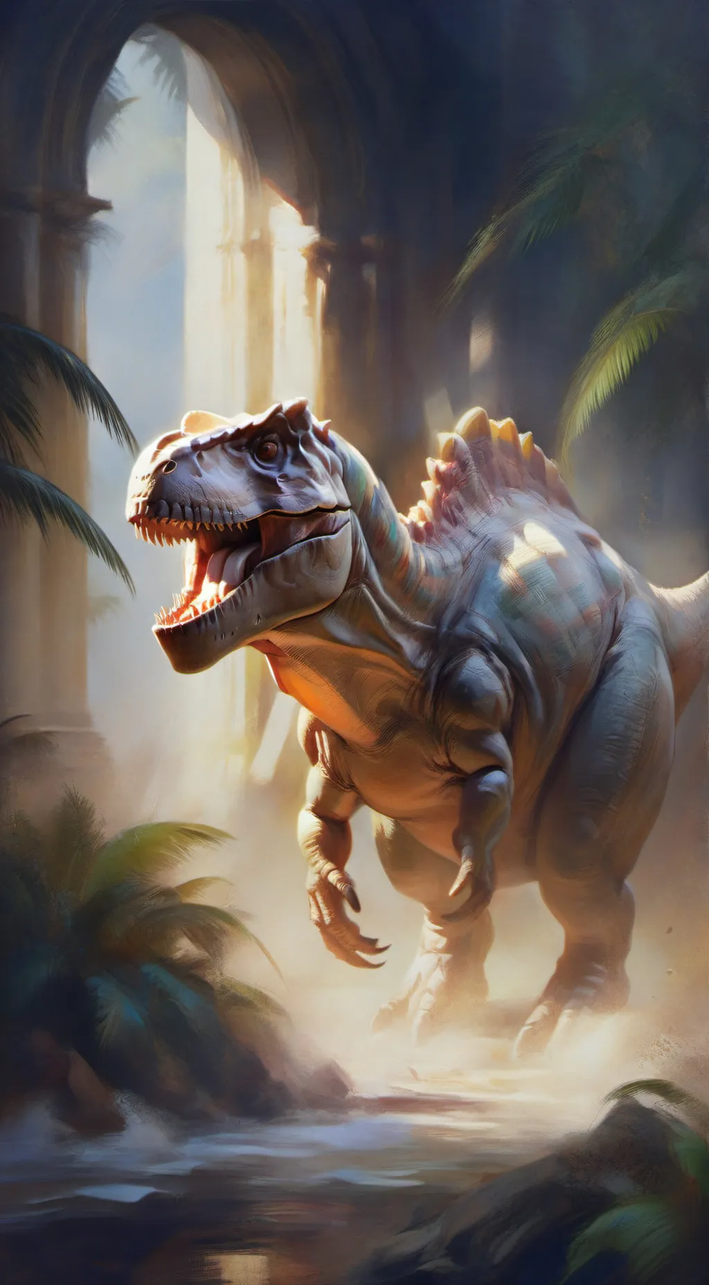 ai character: Shellvision background