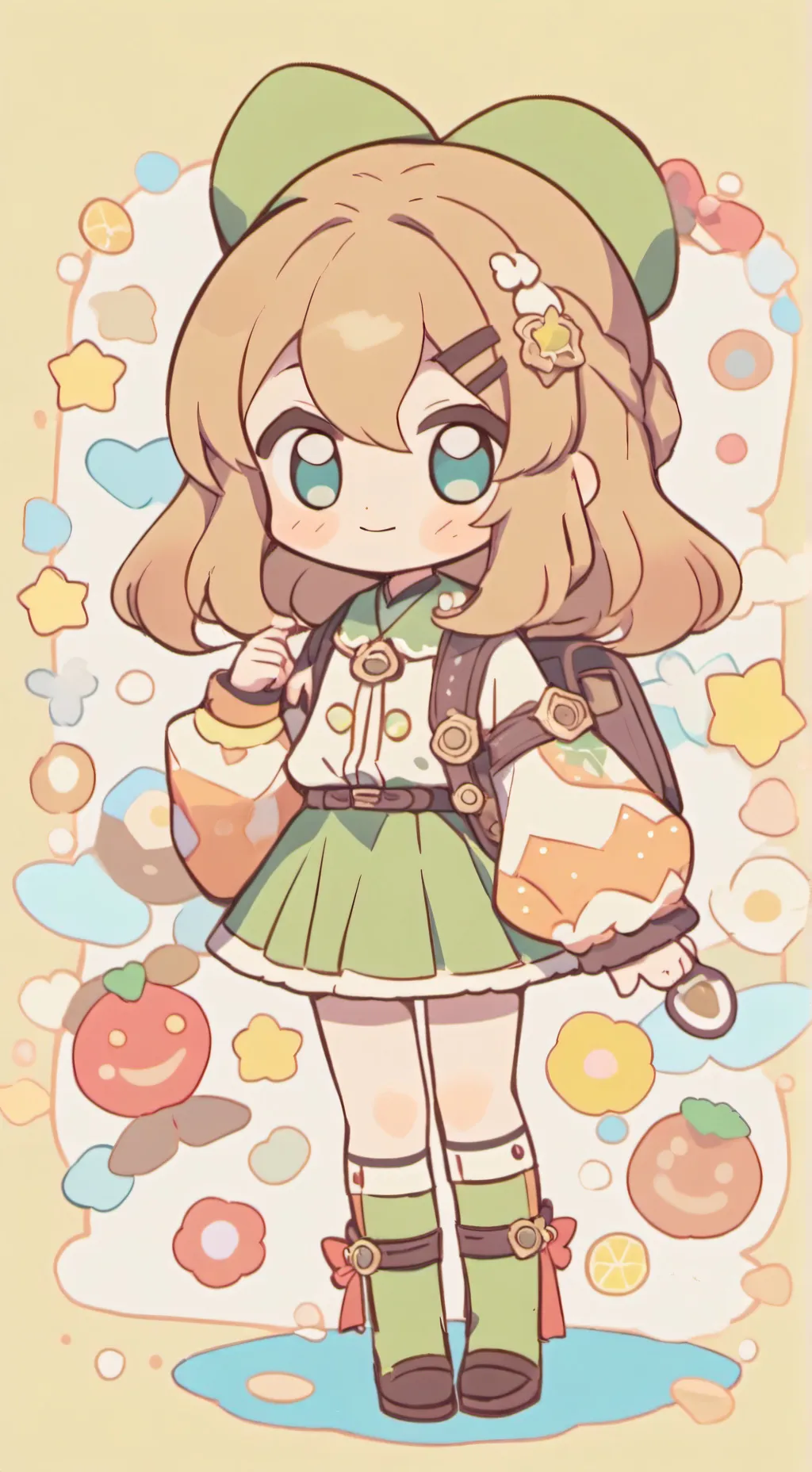 ai character: Jjk x squid game background