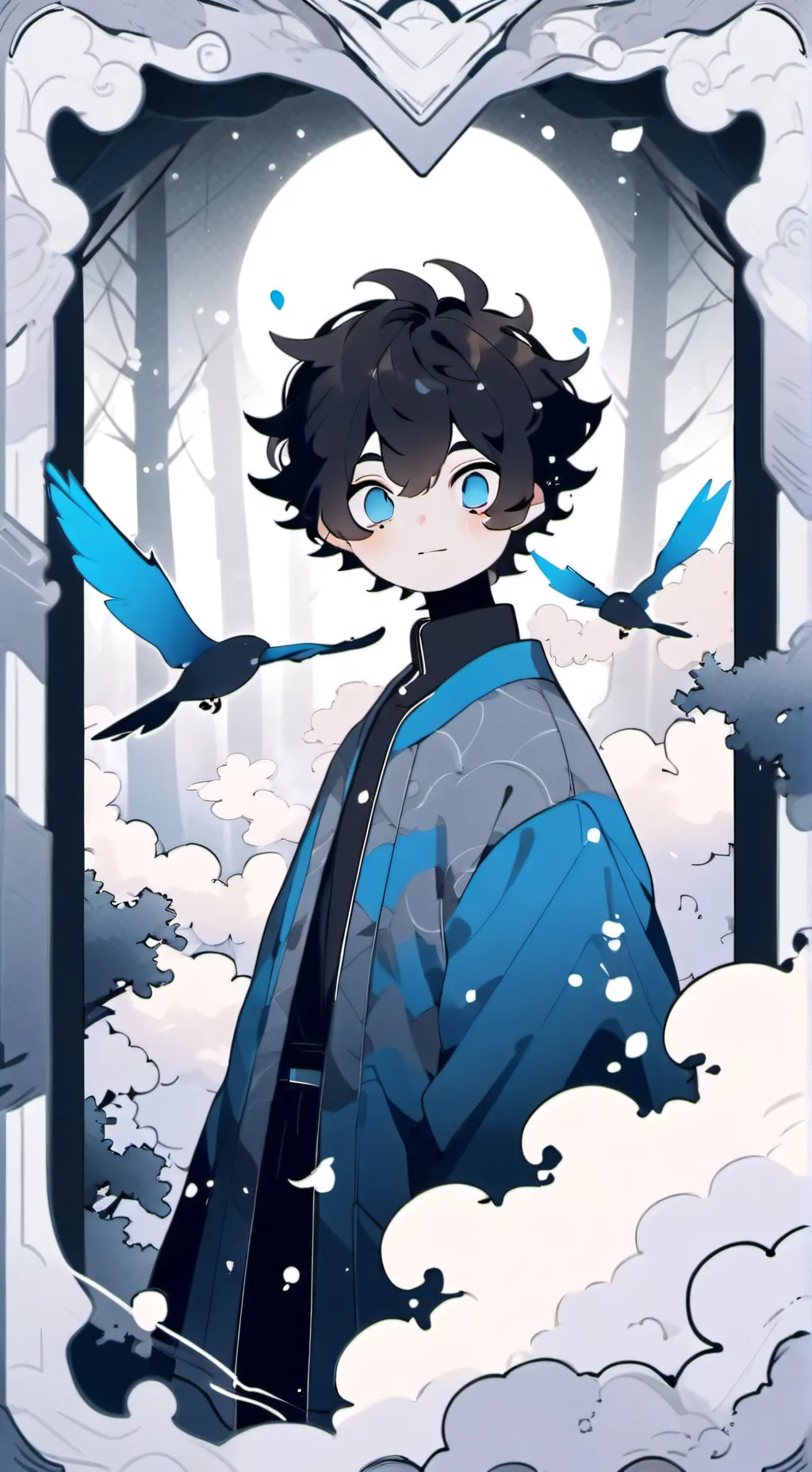 ai character: Sebastian solace  background