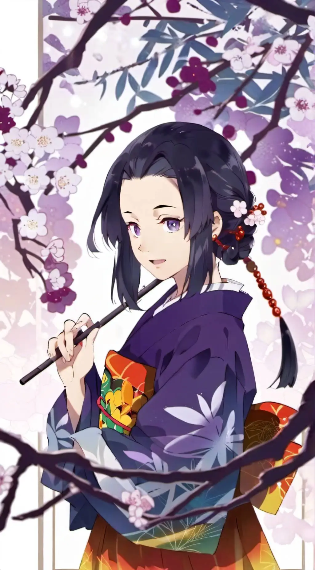 ai character: demon slayer background
