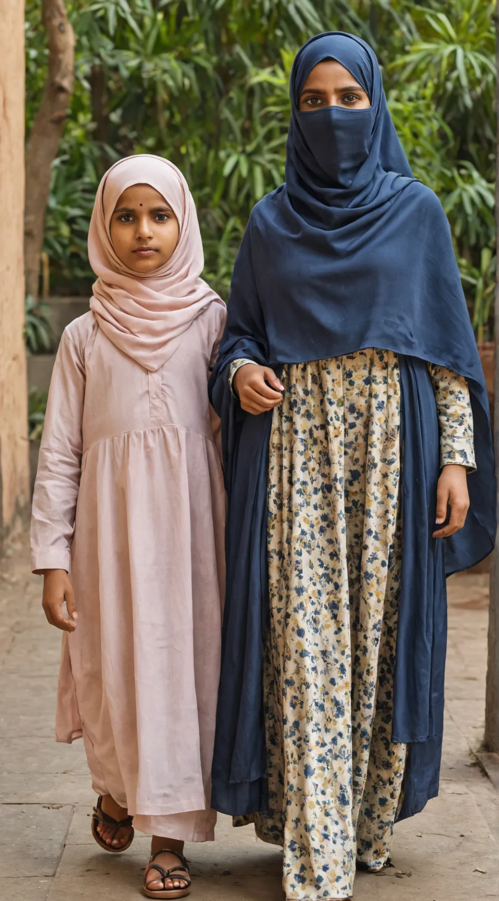 ai character: Sheikh sisters  background
