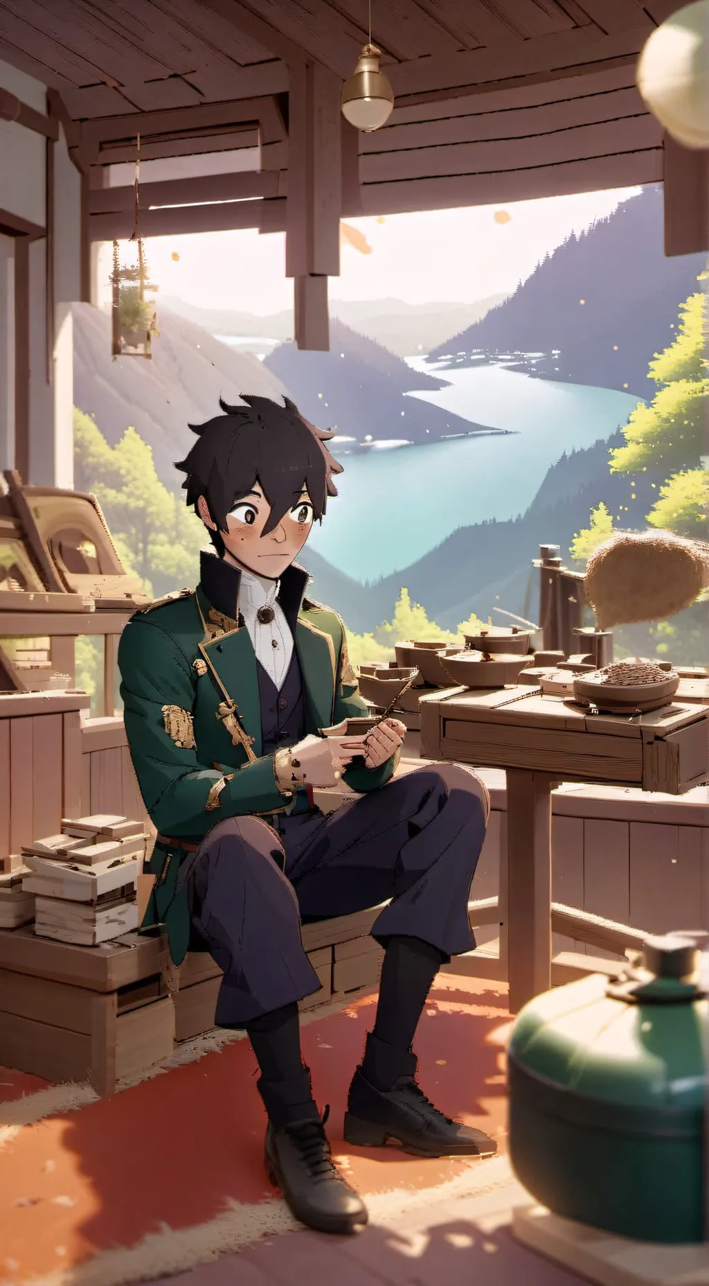 ai character: Oscar Pine background