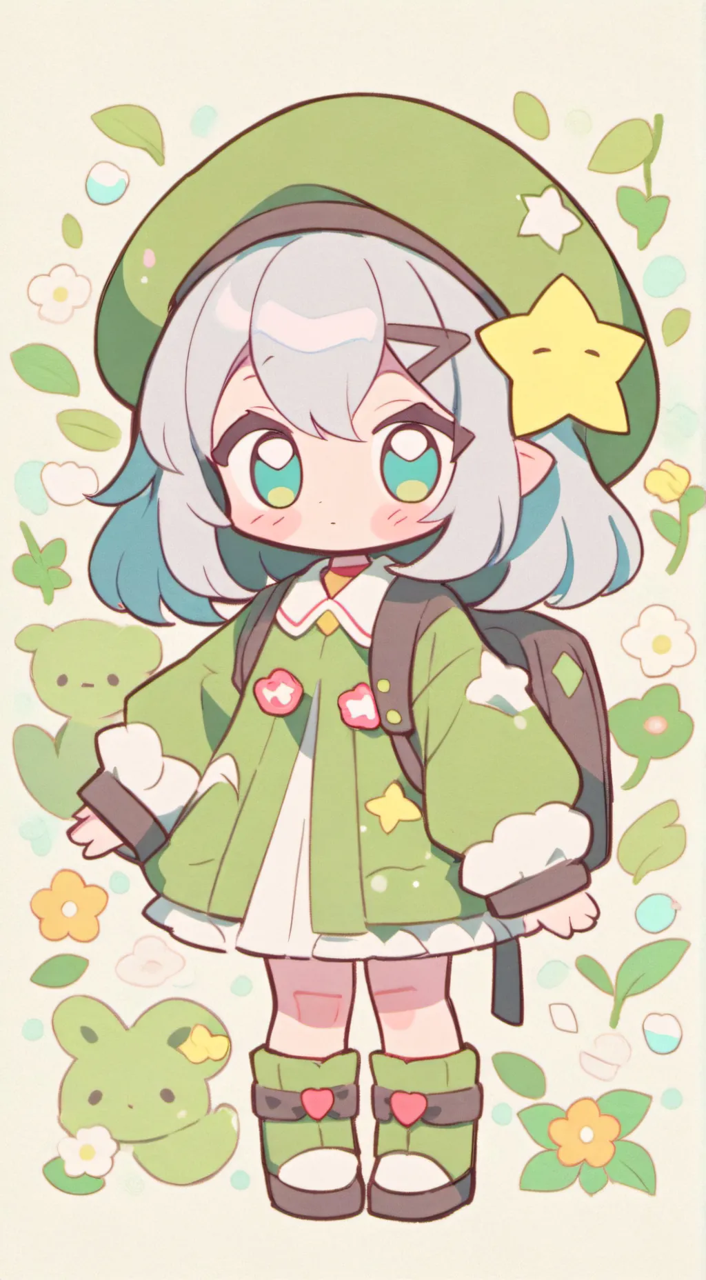 ai character: TADC (toddler) background