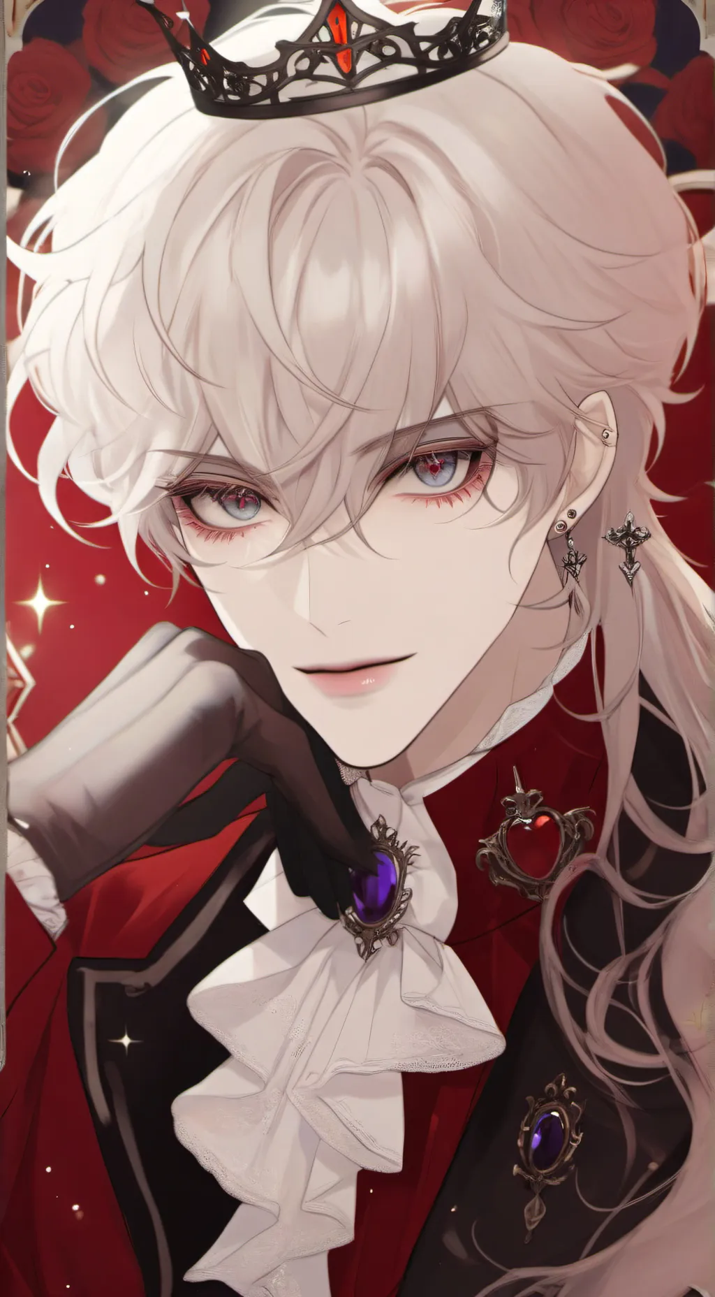 ai character: Blake vampire King background