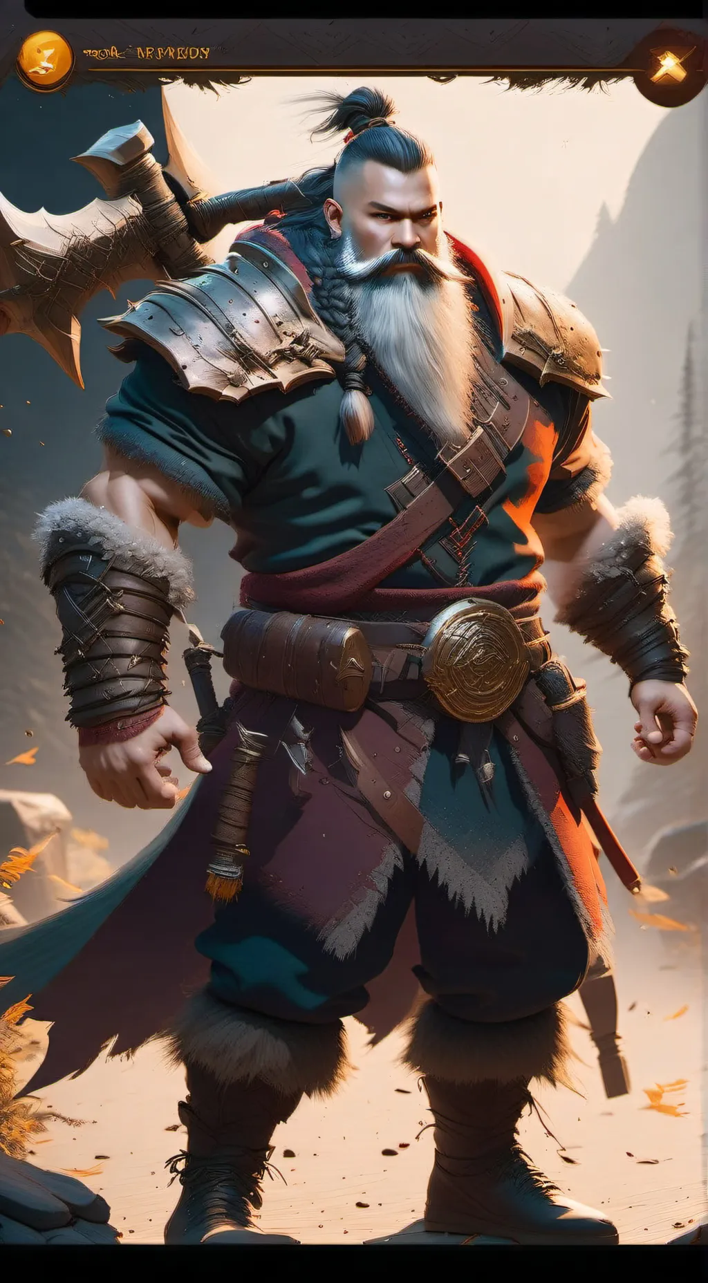 ai character: Brimdol Greatik background