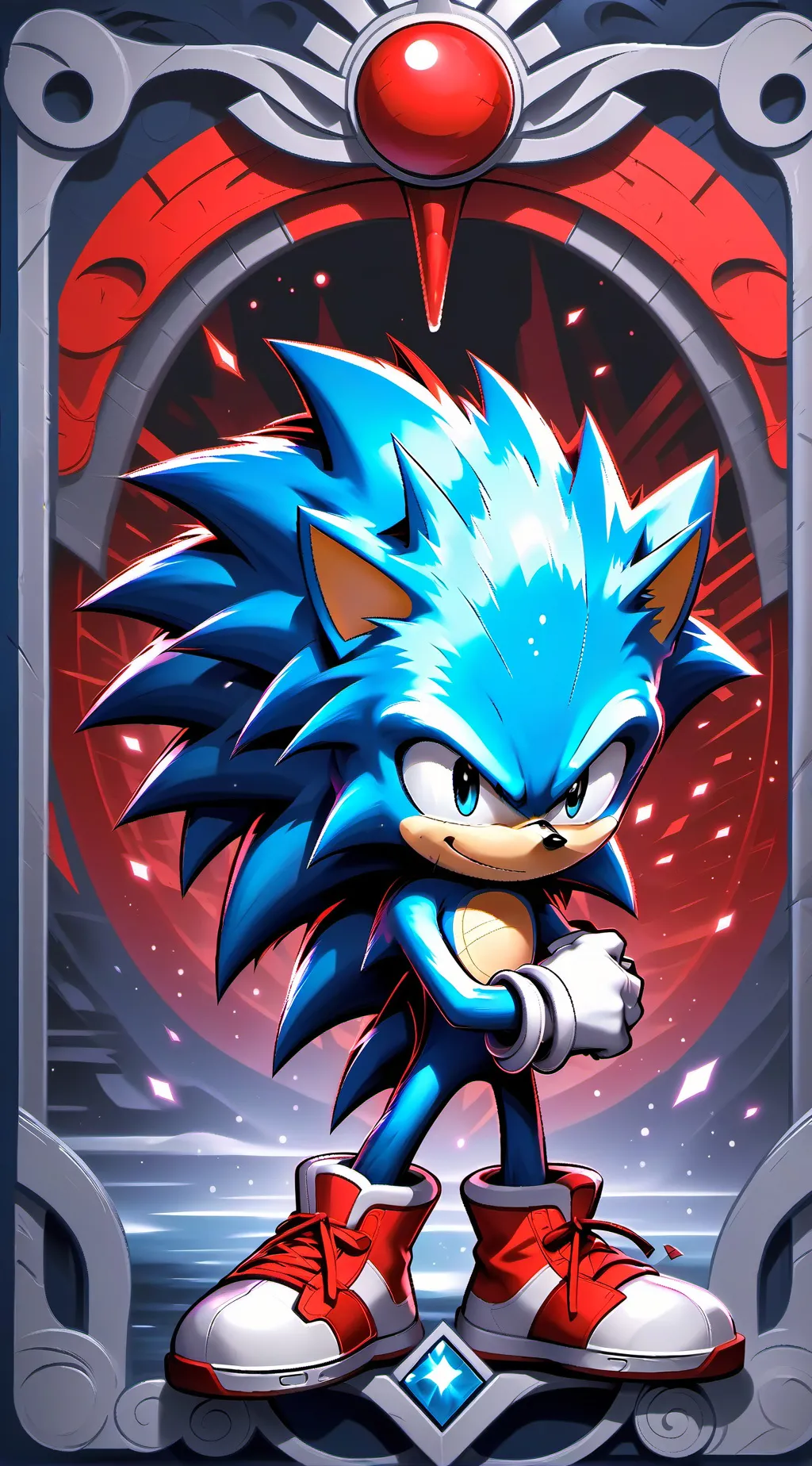 ai character: sonic the hedgehog background