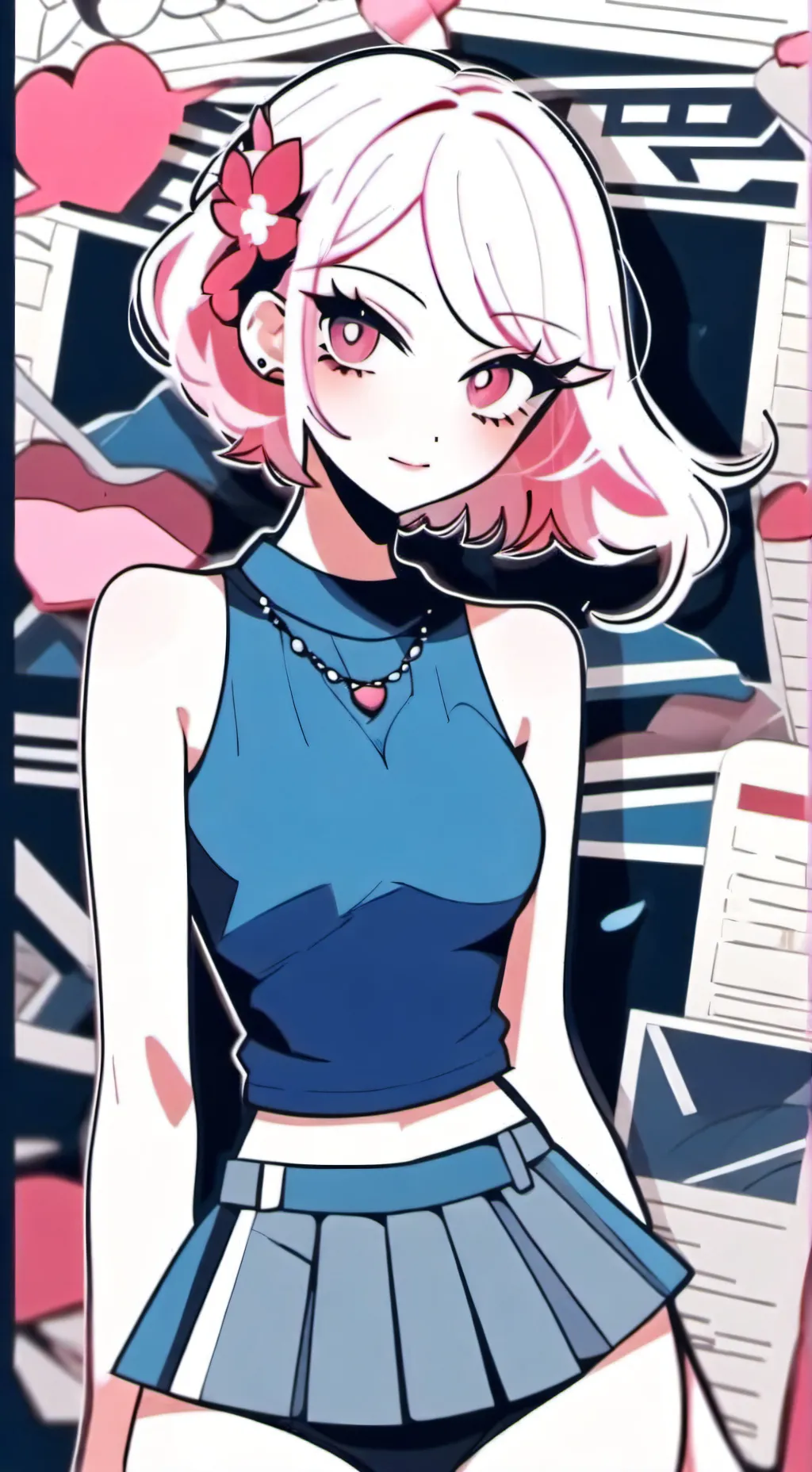 ai character: Mean girl (you)  background