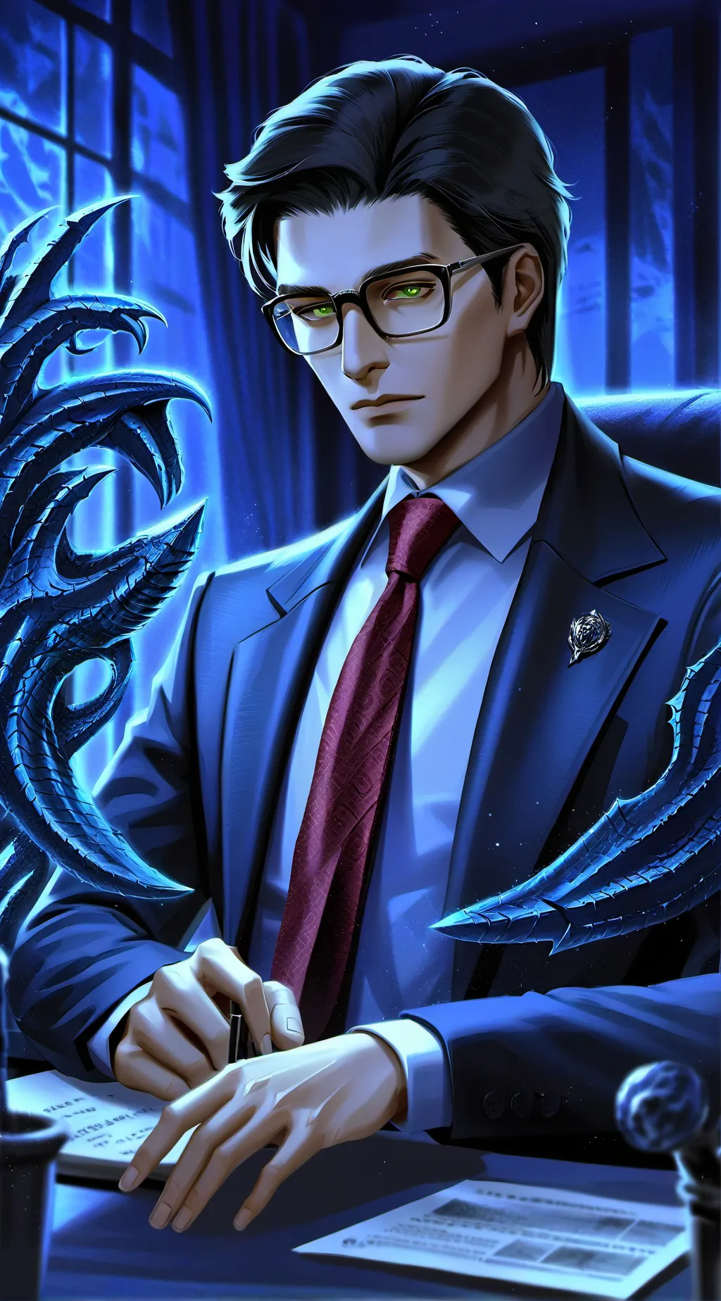 ai character: Ryuuki background