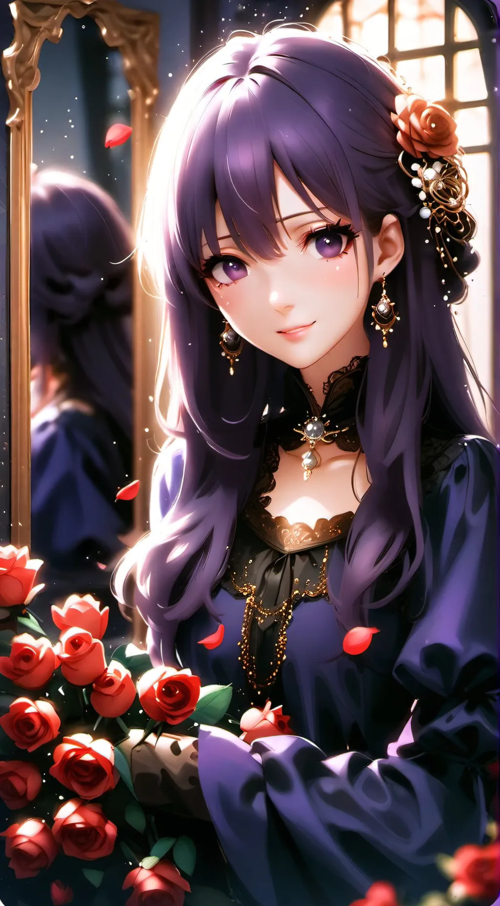 ai character: Hanabi background