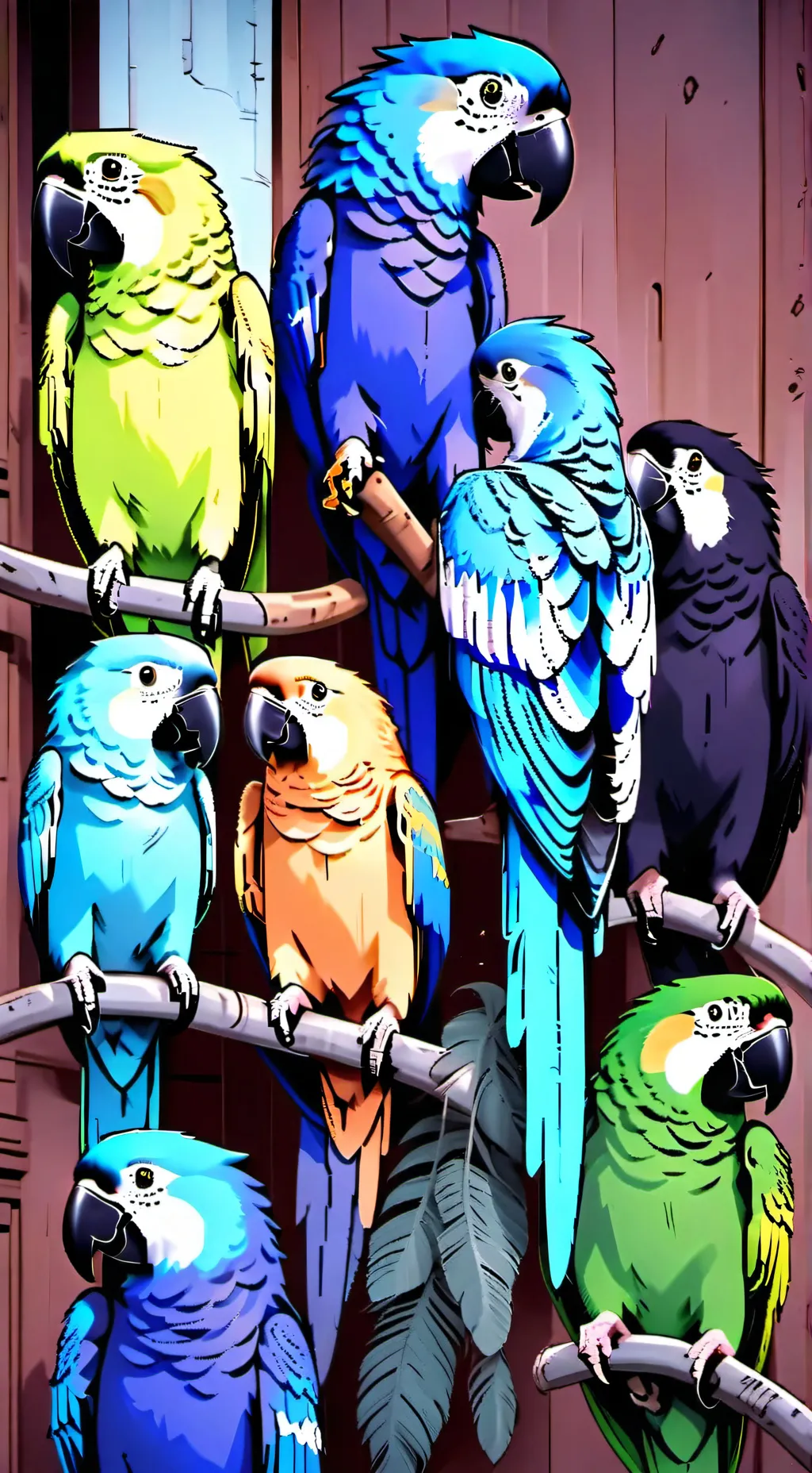 ai character: Akuri & Friends background