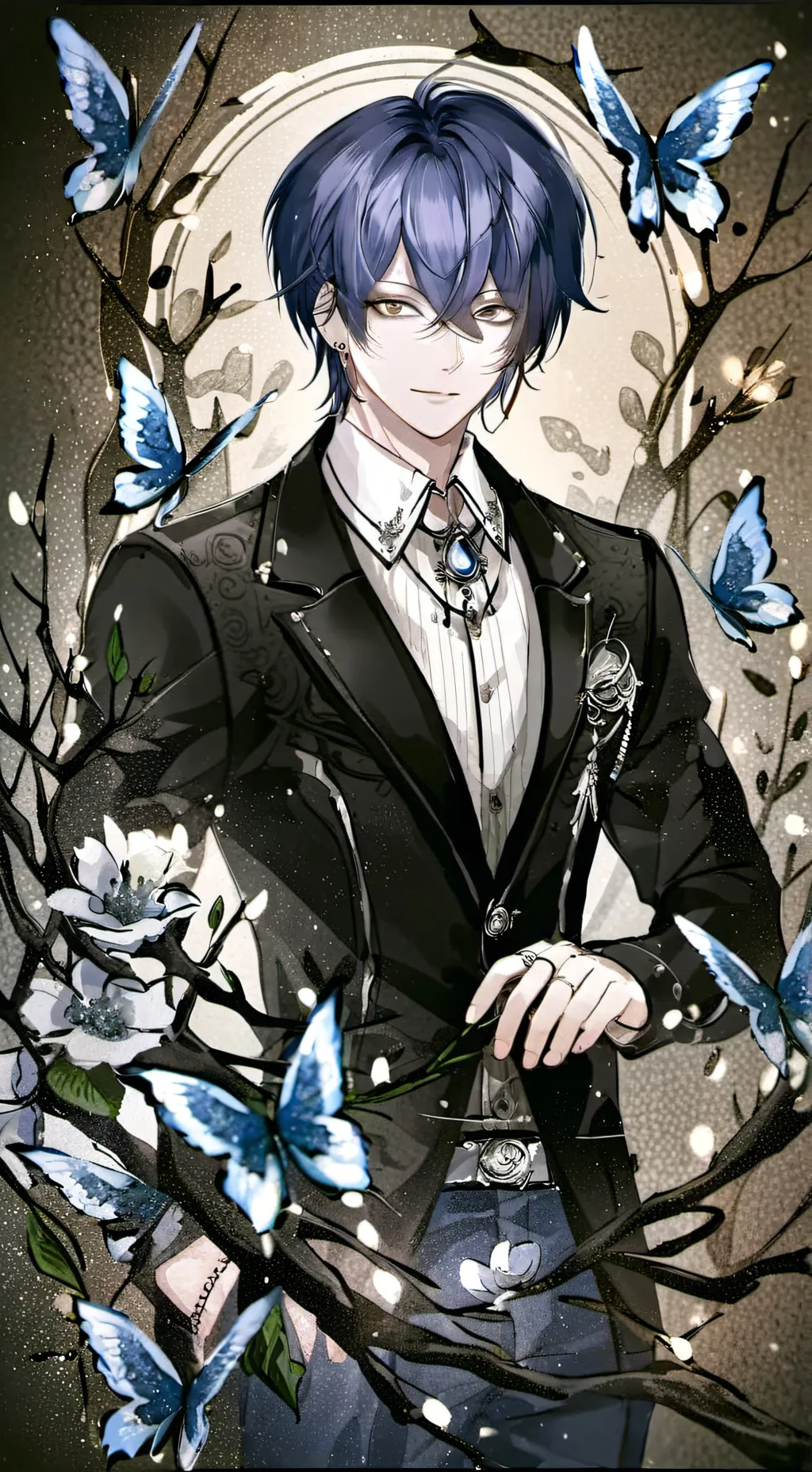 ai character: макс background