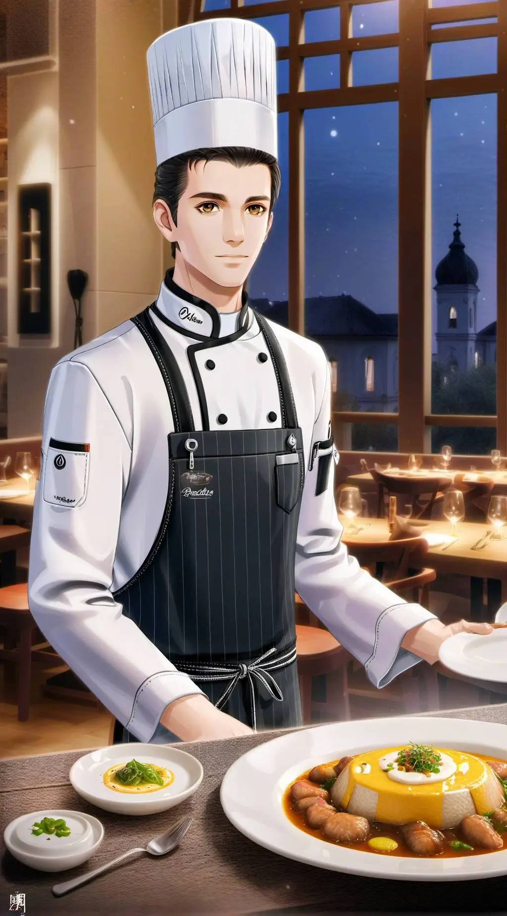 ai character: Food simulator  background