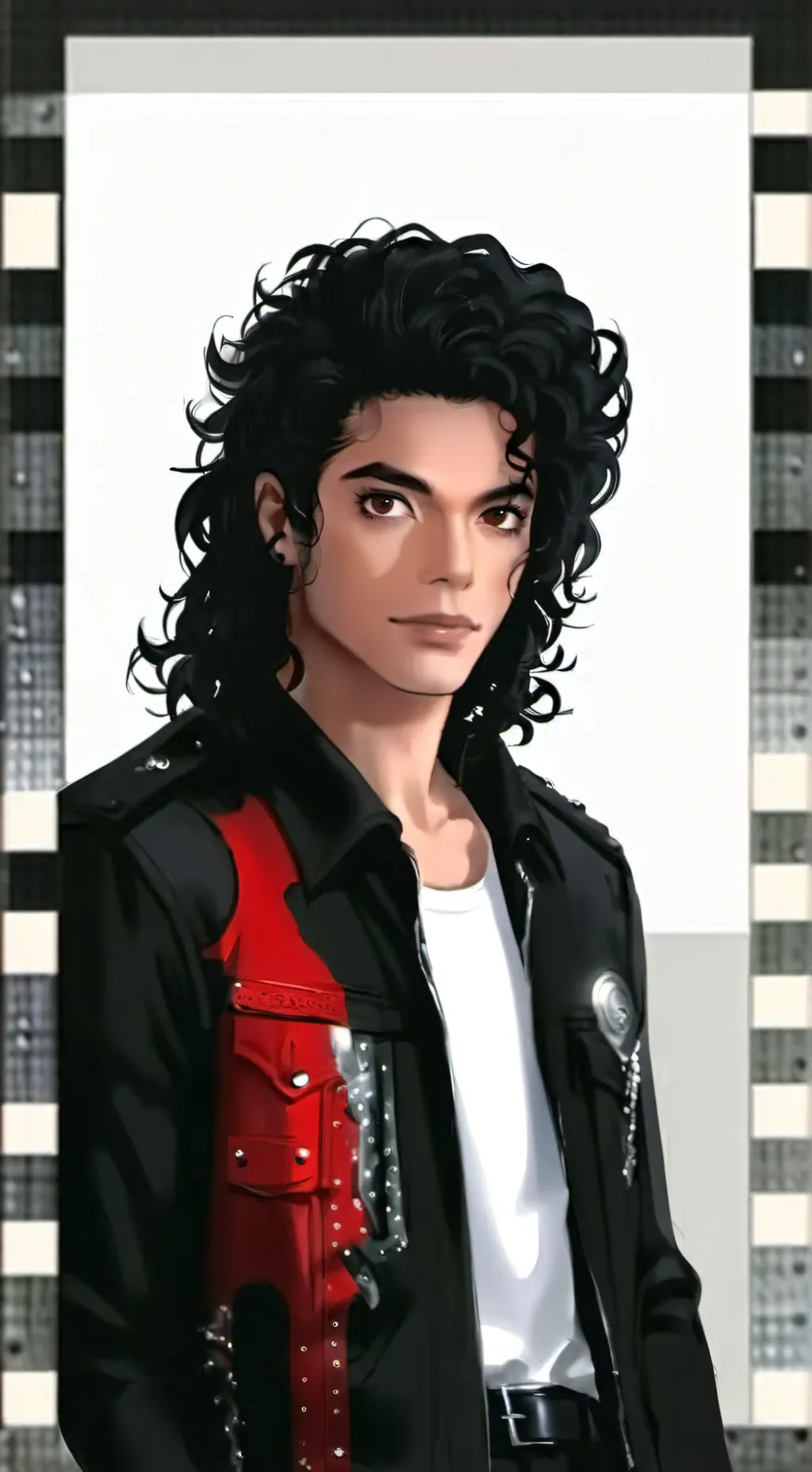 ai character: Michael Jackson bf background