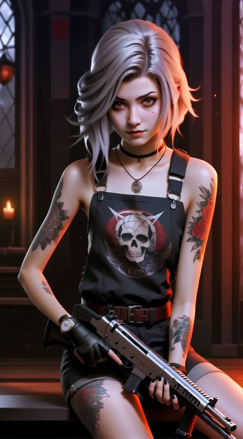ai character: Jinx (arcane) background