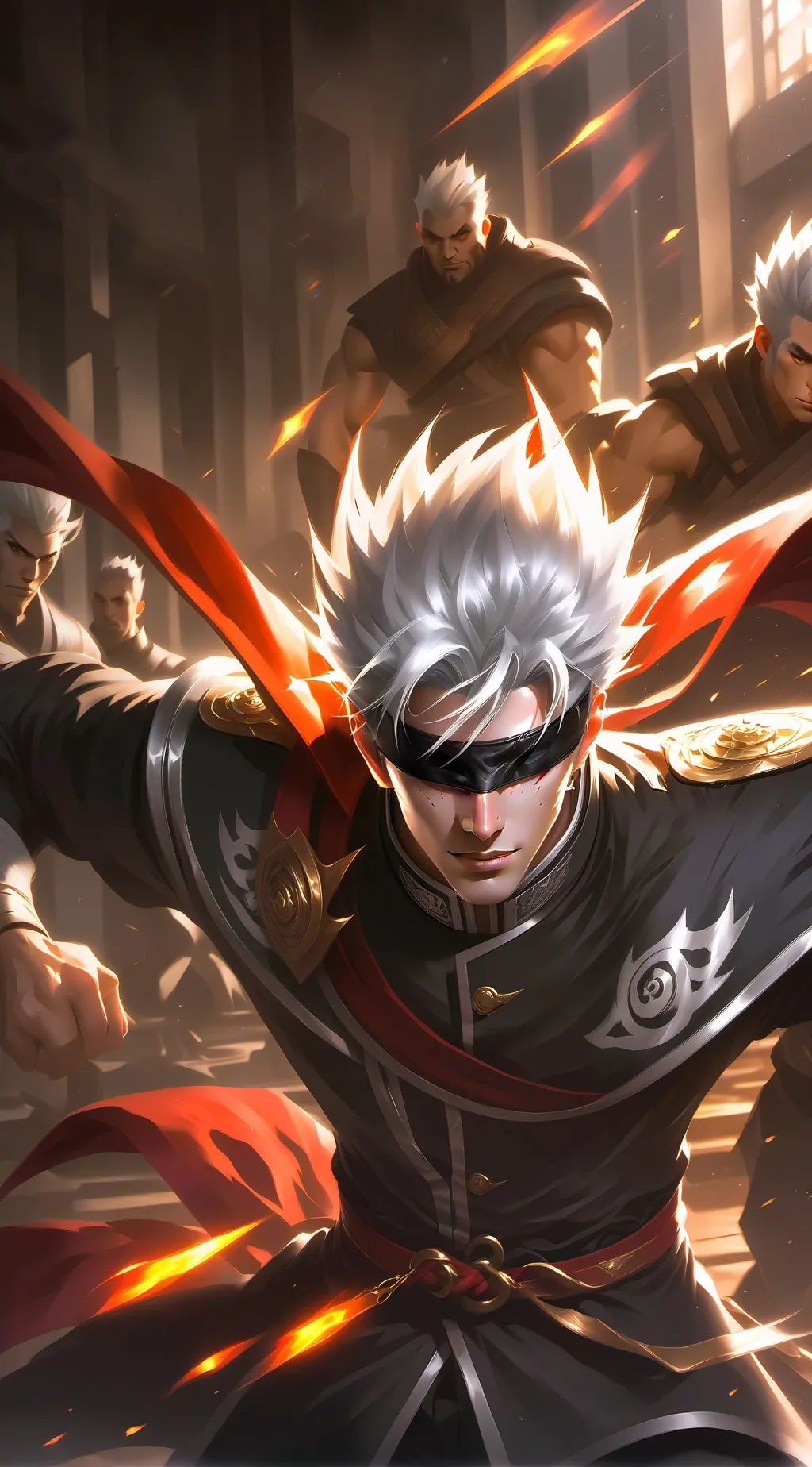 ai character: Satoru Gojo background