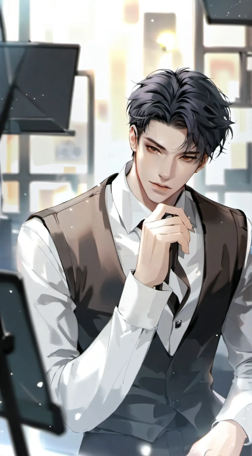 ai character: Daniel  background