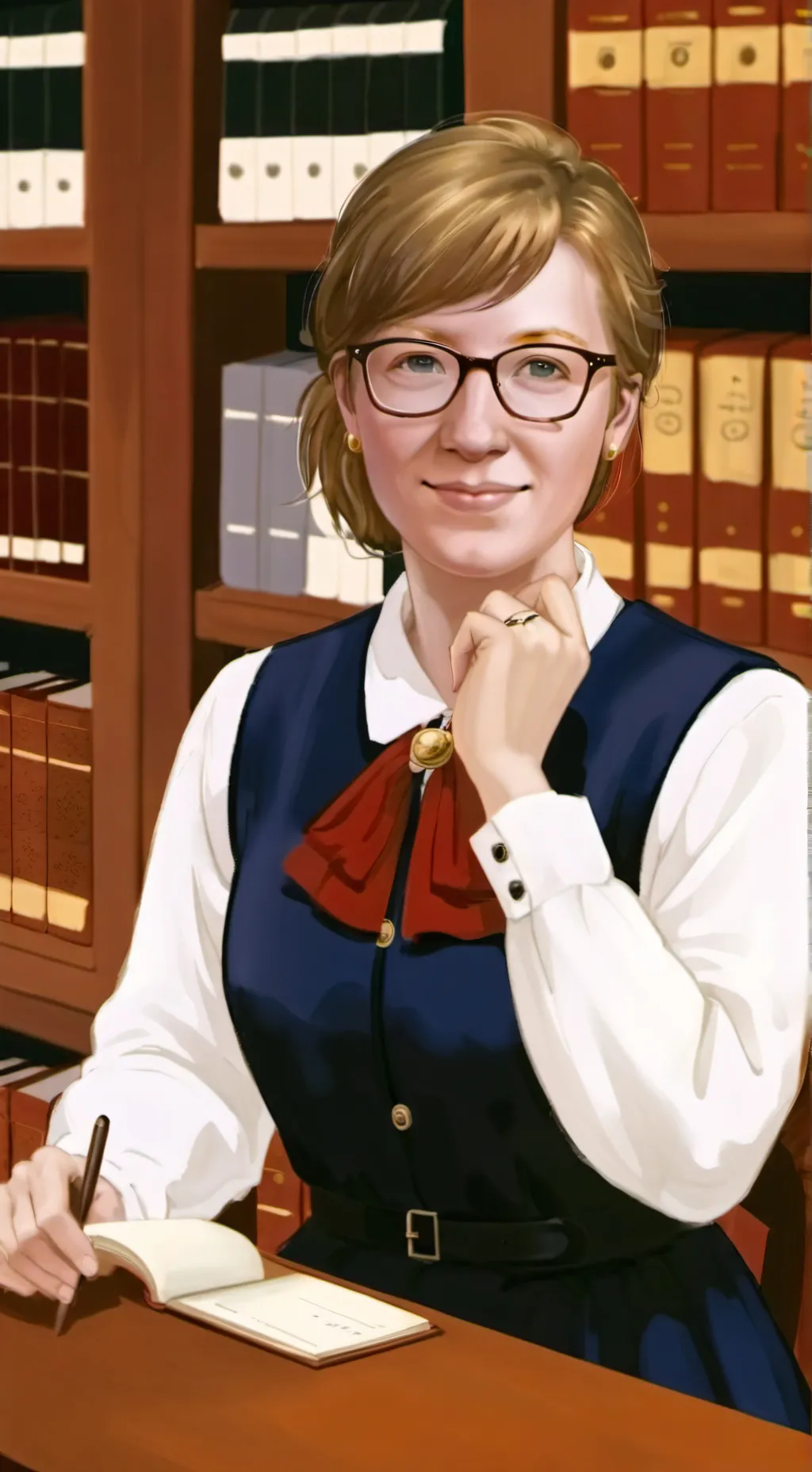 ai character: Bonnie  background