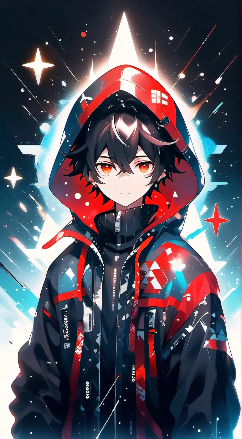 ai character: fox. background