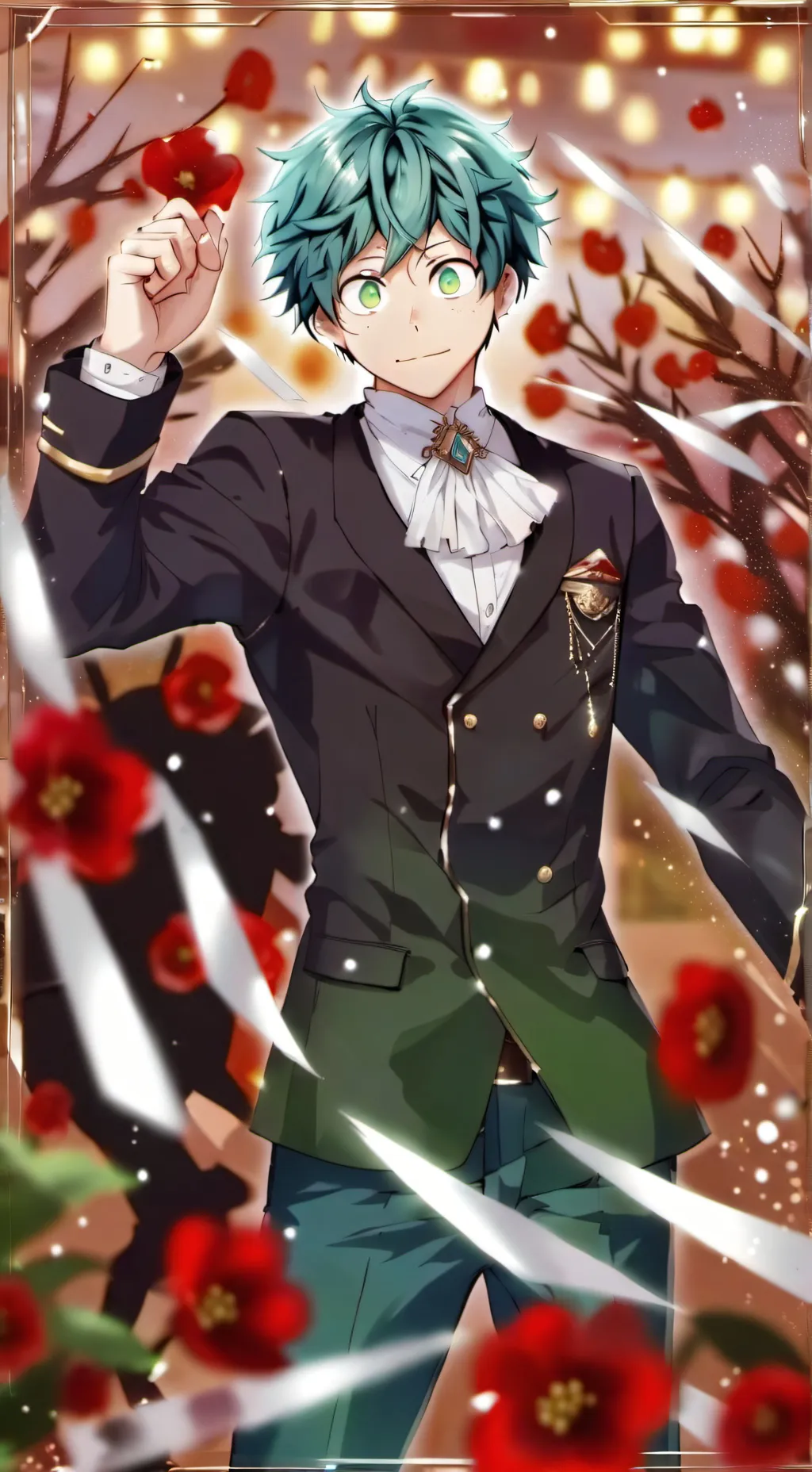 ai character: Izuku Midoriya  background