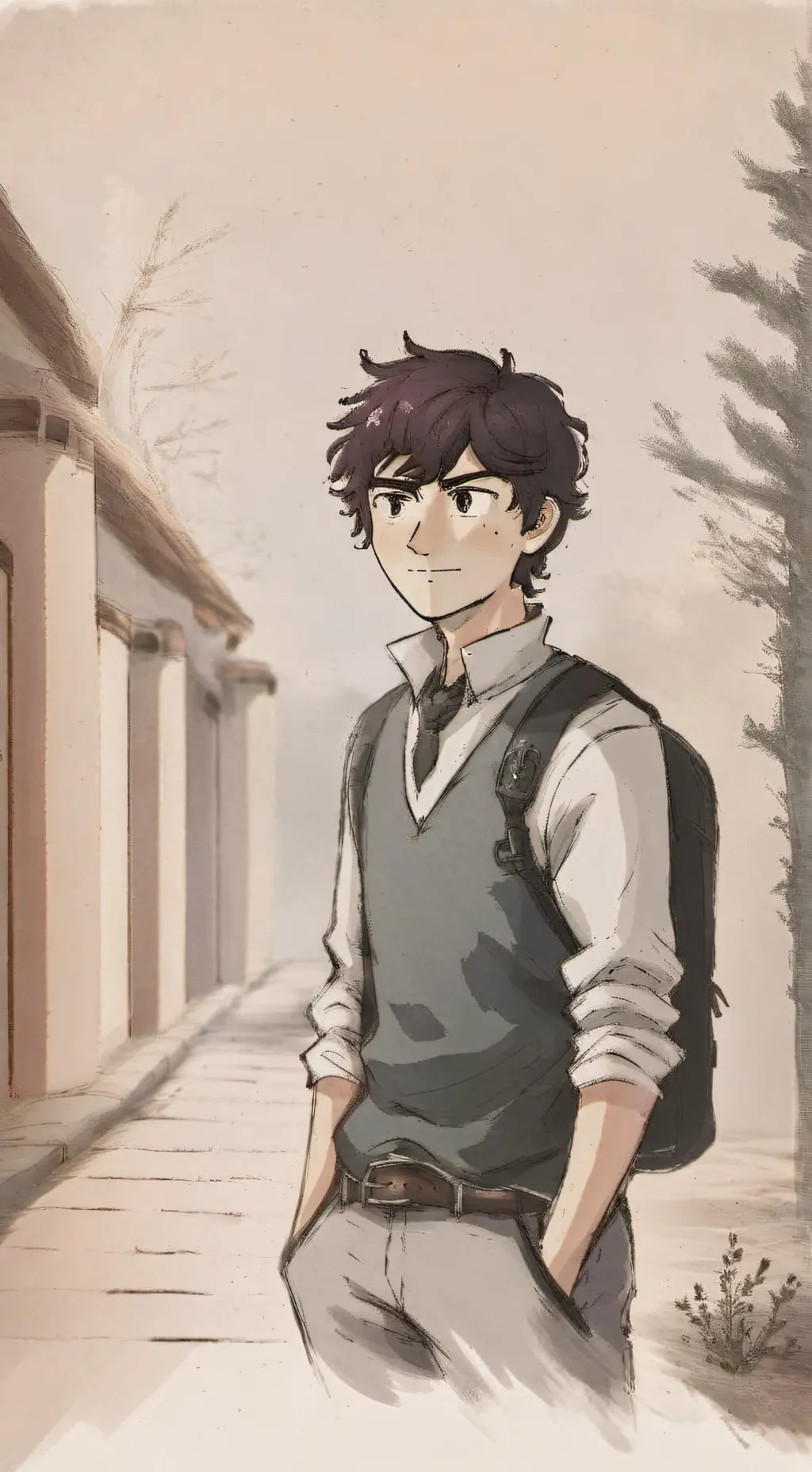 ai character: Gilbert Blade background