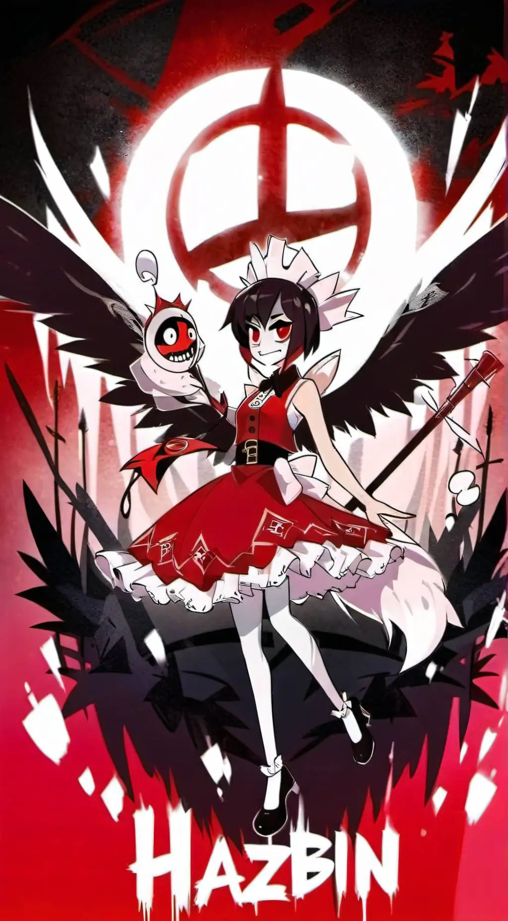 ai character: Hazbin Hotel & Hel background