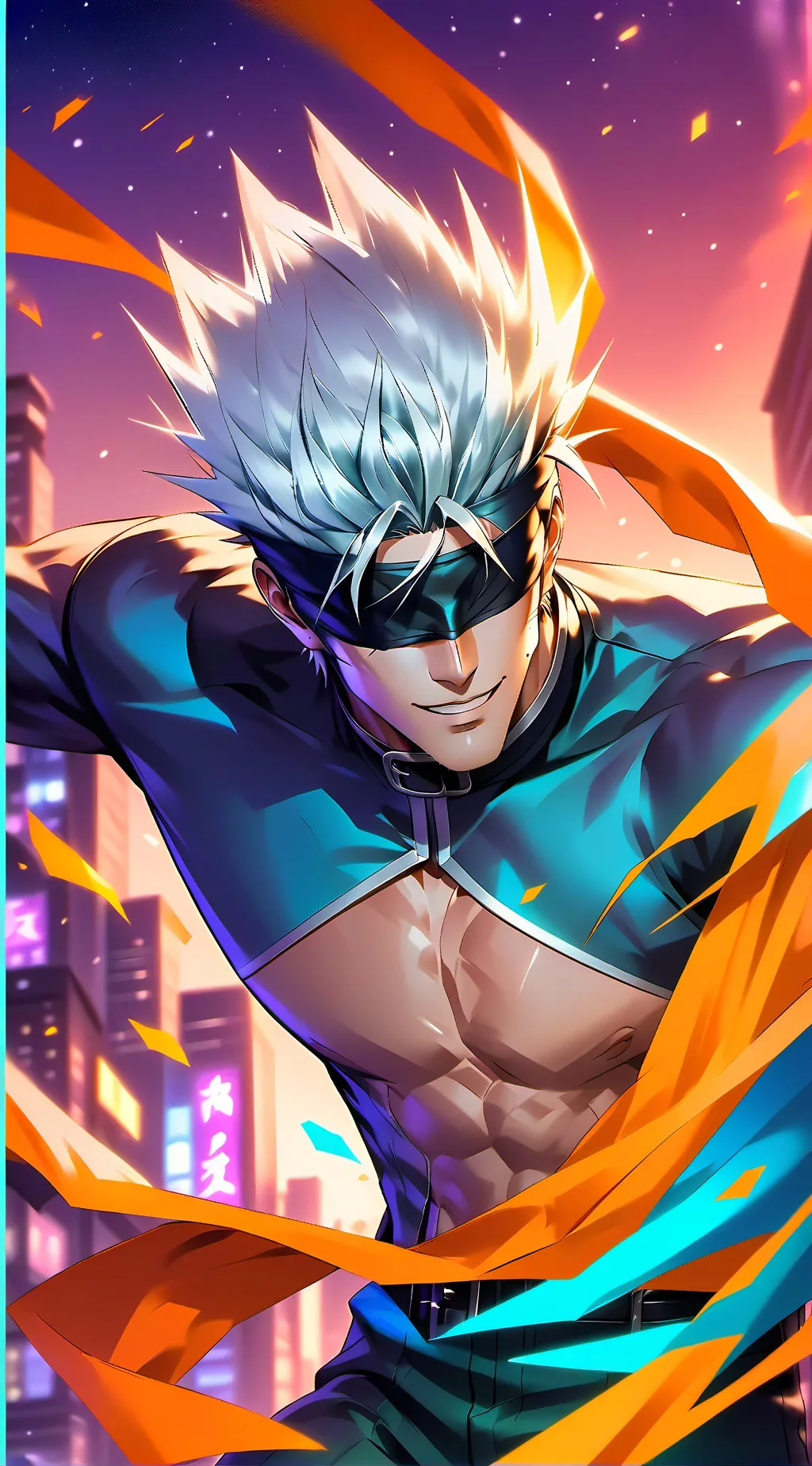 ai character: Gojo Satoru background