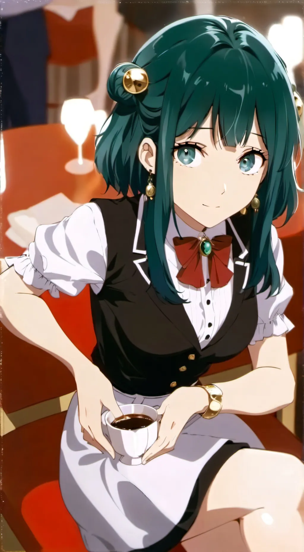 ai character: Esmeralda Beauty background