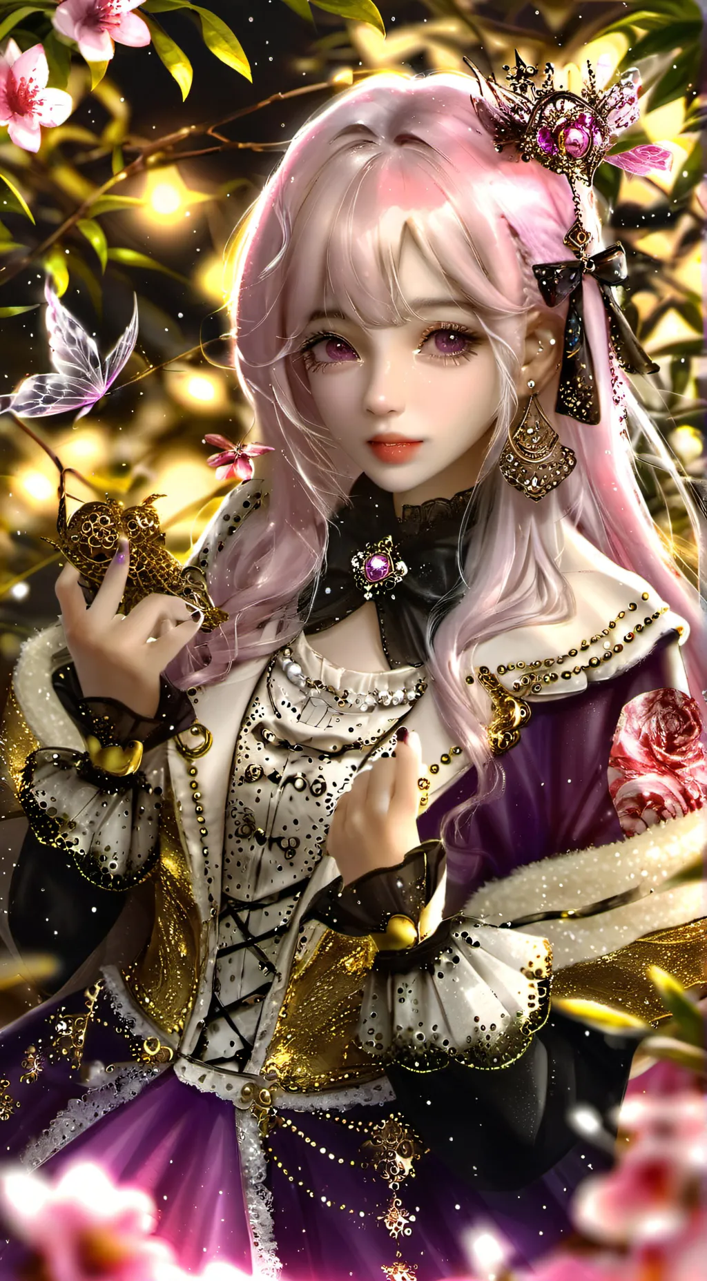 ai character: •| Angelina |•  background