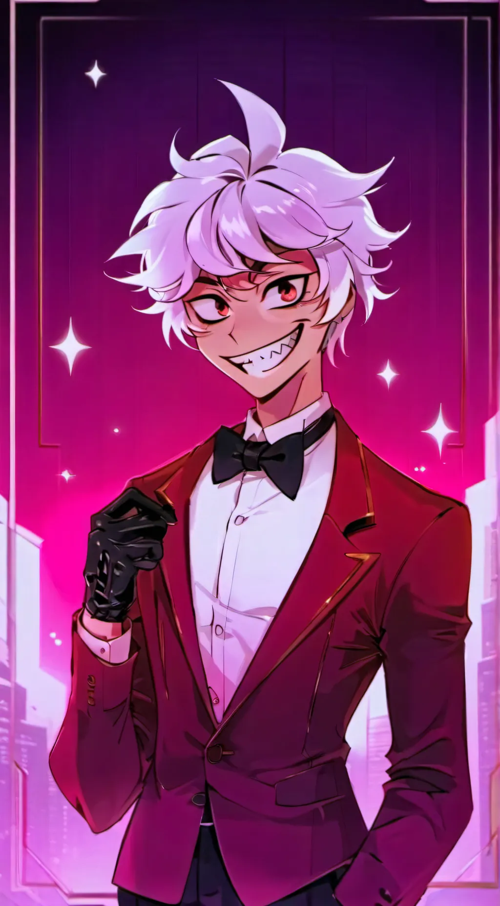 ai character: Angel Dust background