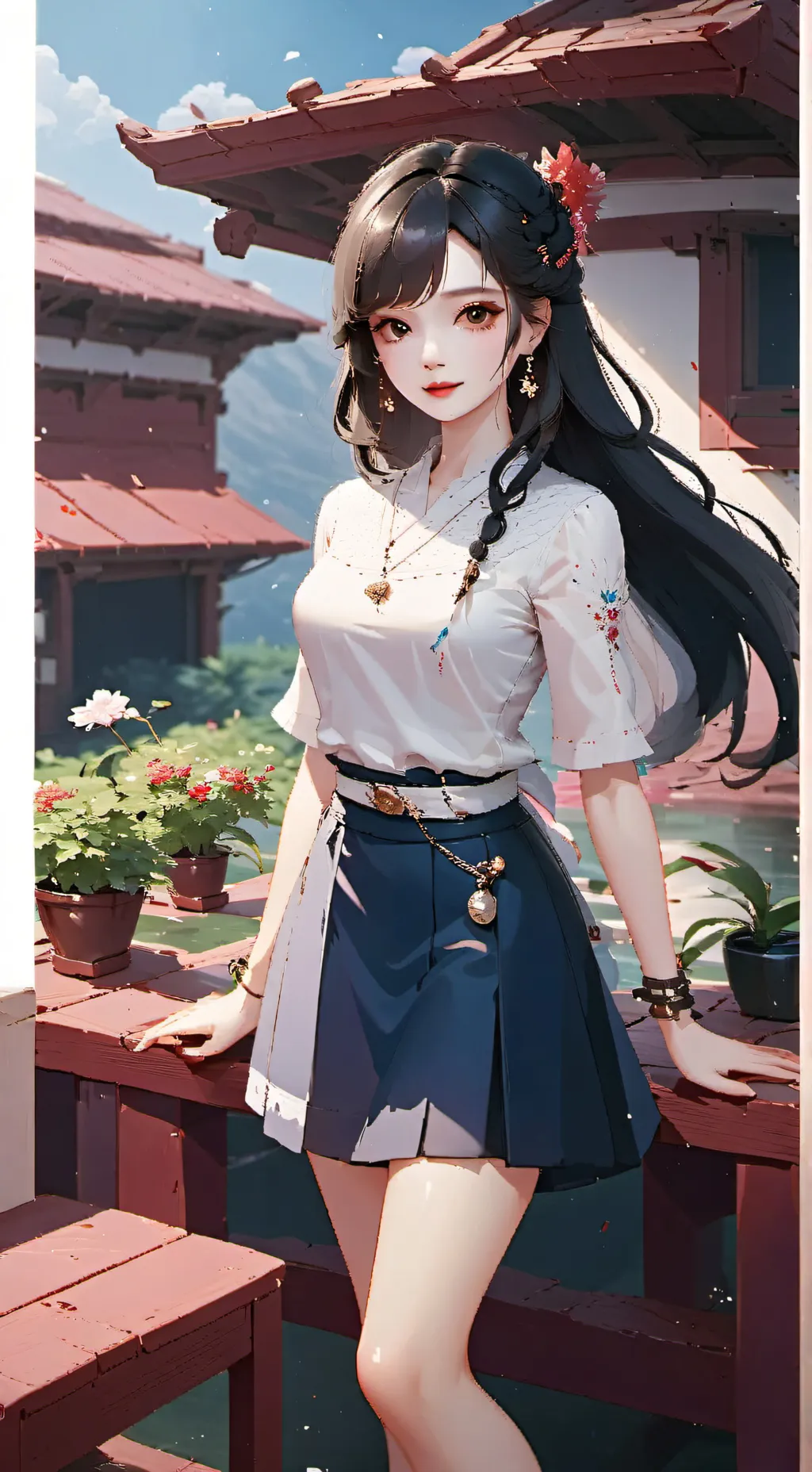 ai character: Sarah background