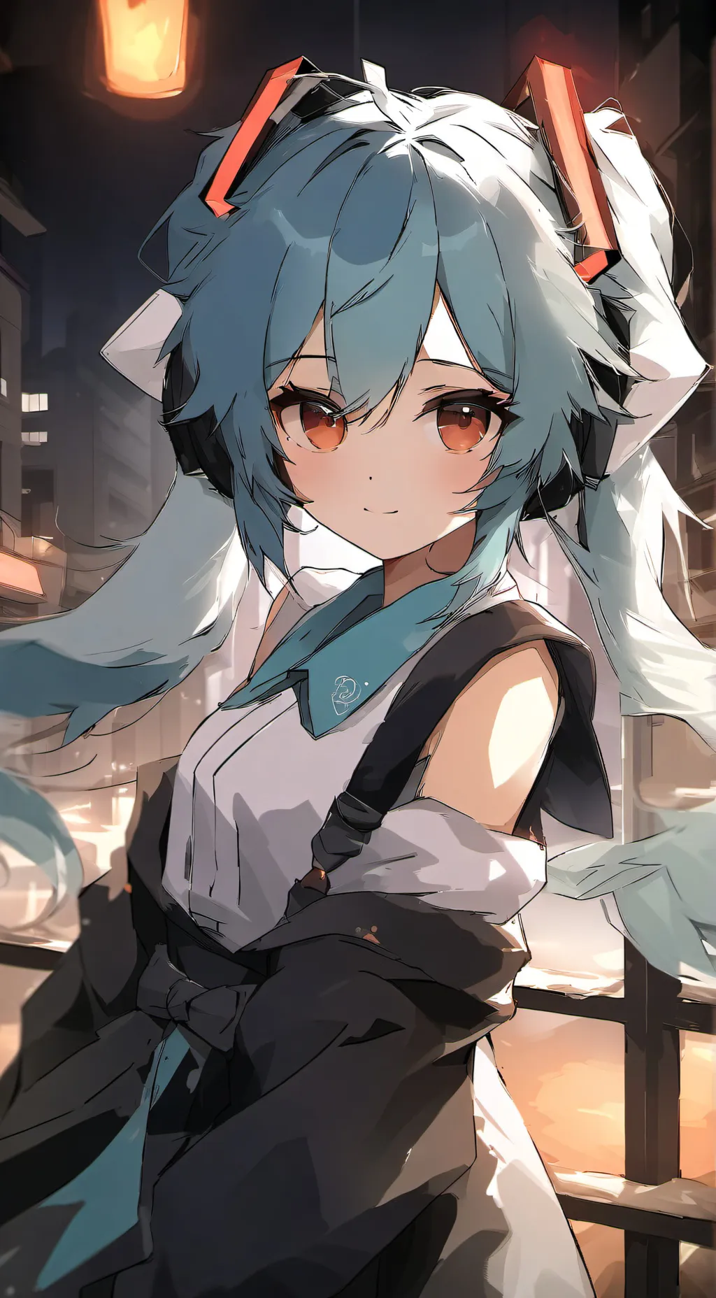ai character: miku background