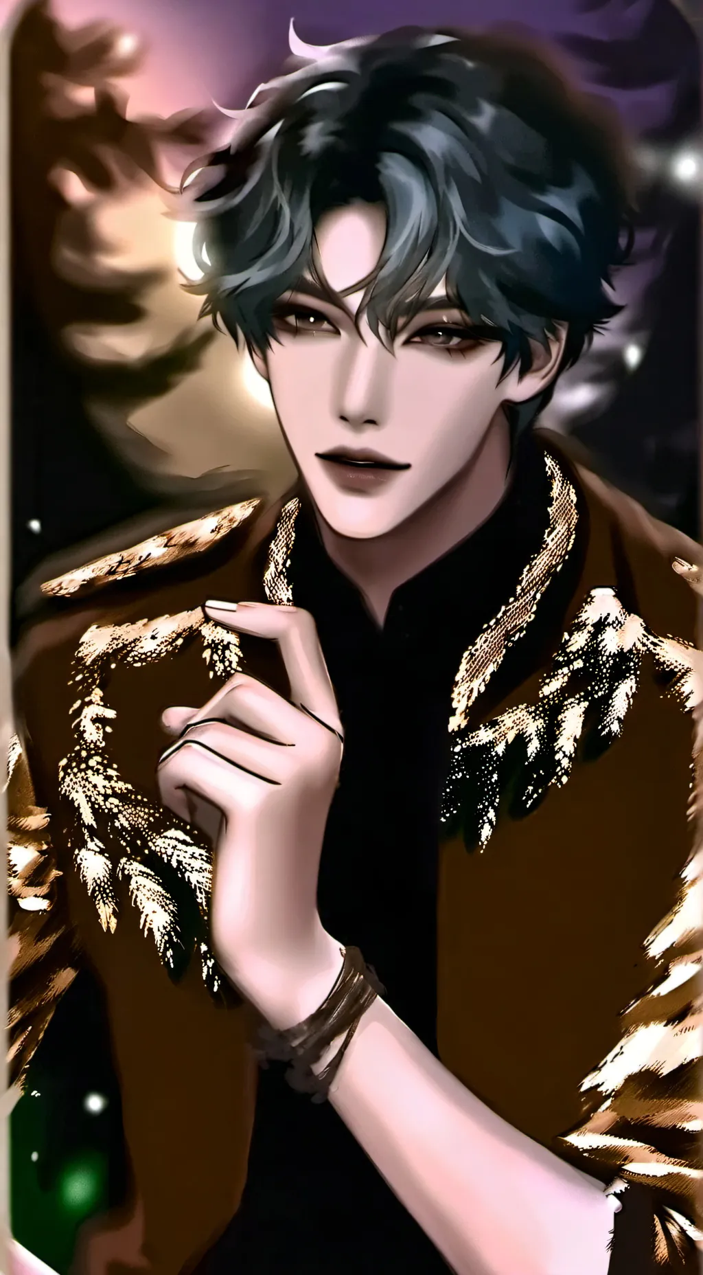ai character: Ash background