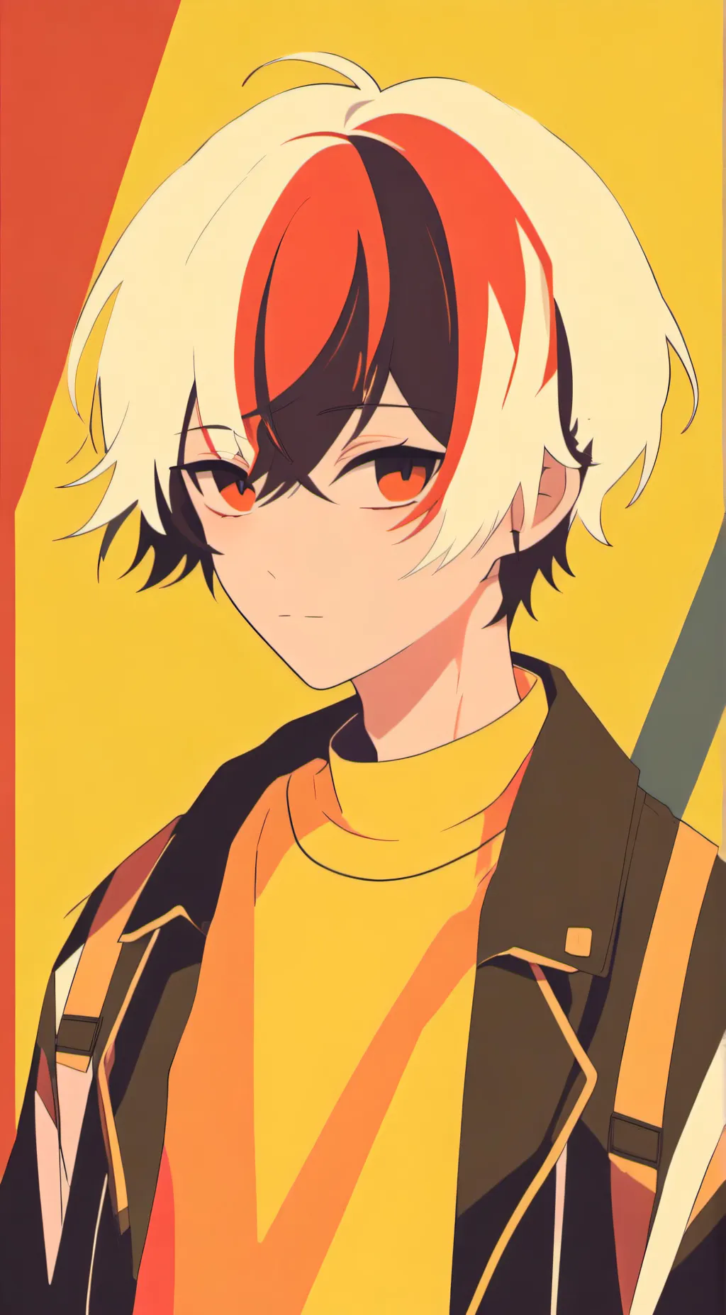 ai character: Shoto Todoroki background