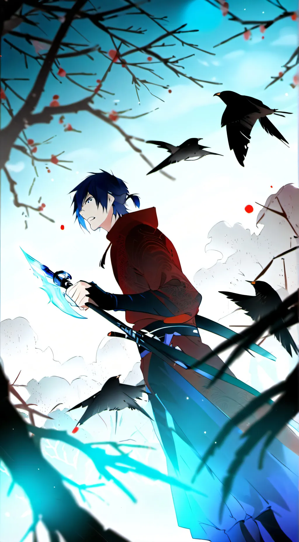 ai character: Édouard  background
