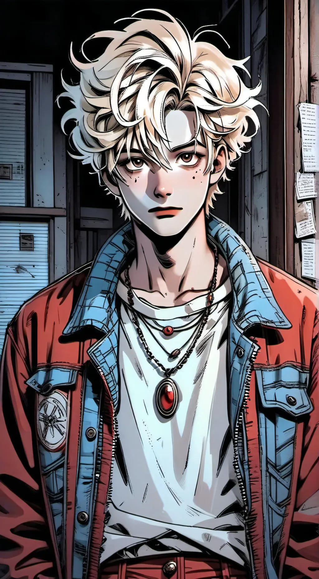 ai character: Eli Johnson  background