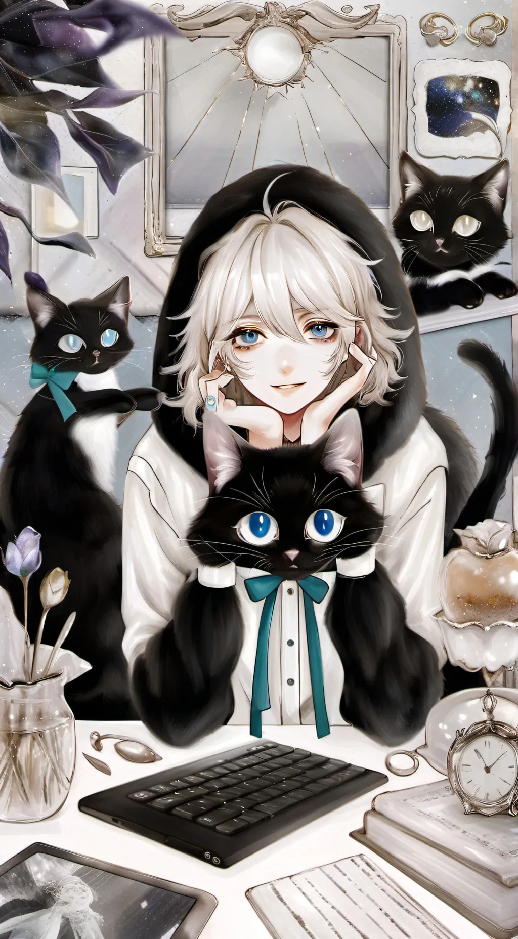 ai character: Byte background